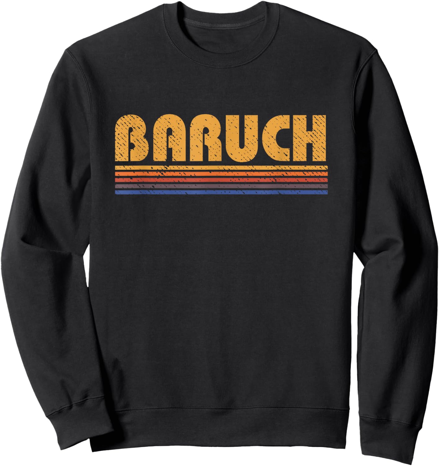 Baruch Vintage 80s Retro Style Sweatshirt - Sweatshirt | Black