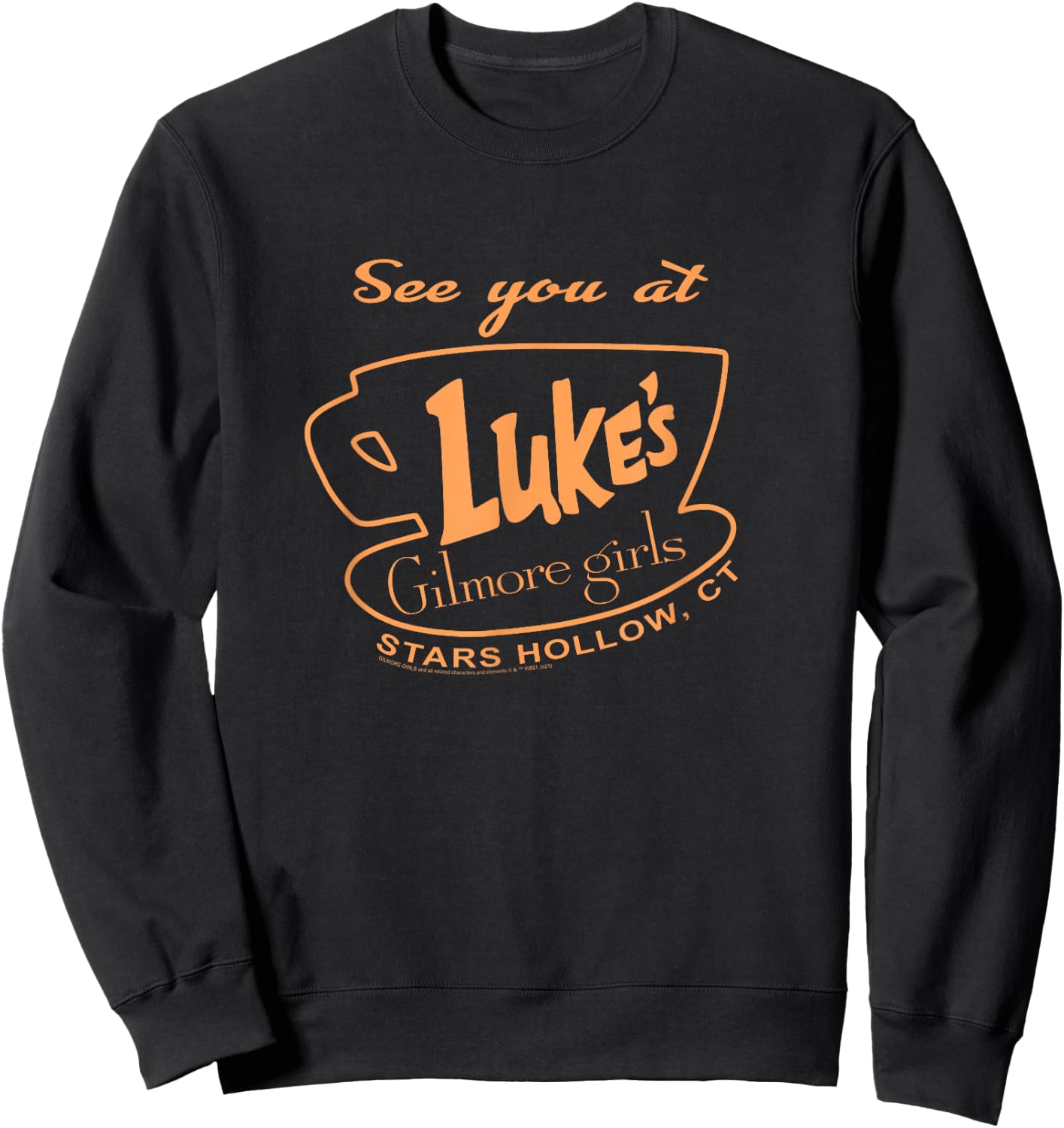 Gilmore Girls See You at Luke's Stars Hollow TV Show Sweatshirt - Sweatshirt | Black