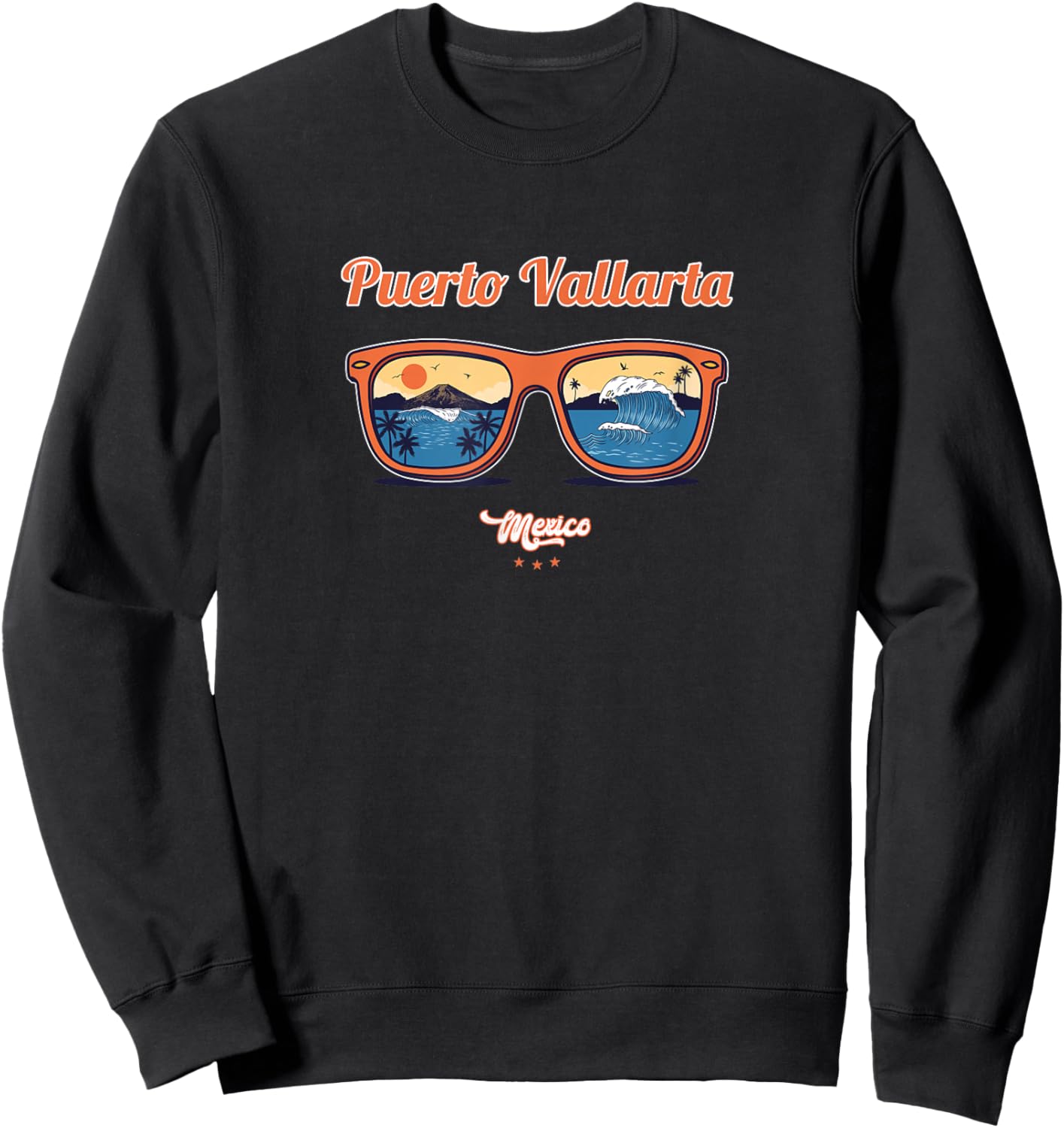 Puerto Vallarta Souvenir - Mexico Reminder Sweatshirt - Sweatshirt | Black