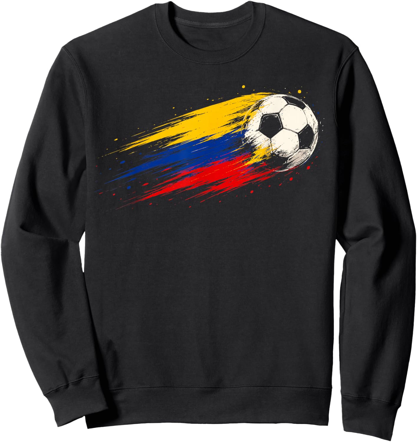 Colombia Soccer Vintage Flag Colombian Football Men Boy Kids Sweatshirt - Sweatshirt | Black