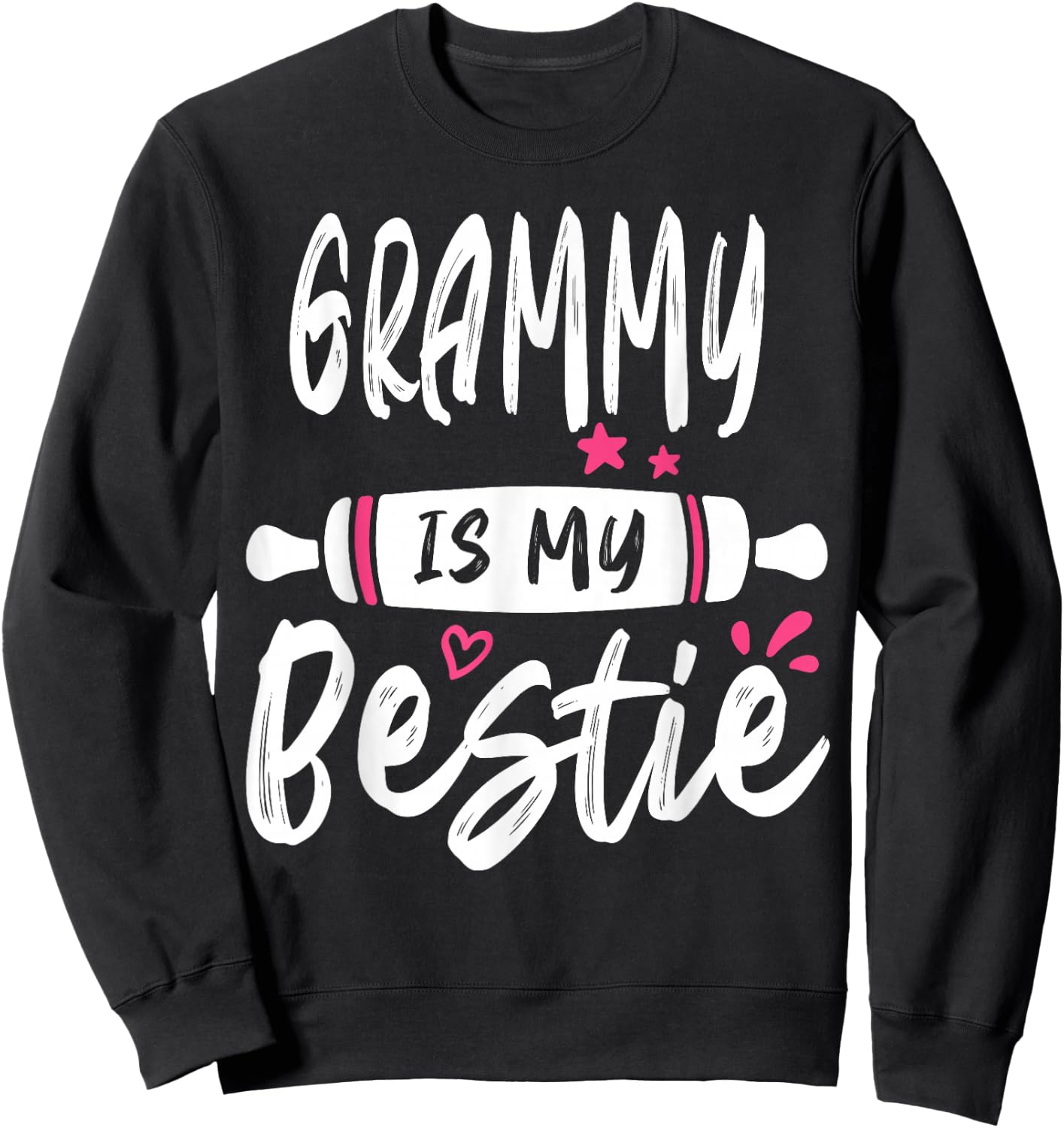 GRAMMY Is My Bestie My Favorite Family Party Sweatshirt - Sweatshirt | Black