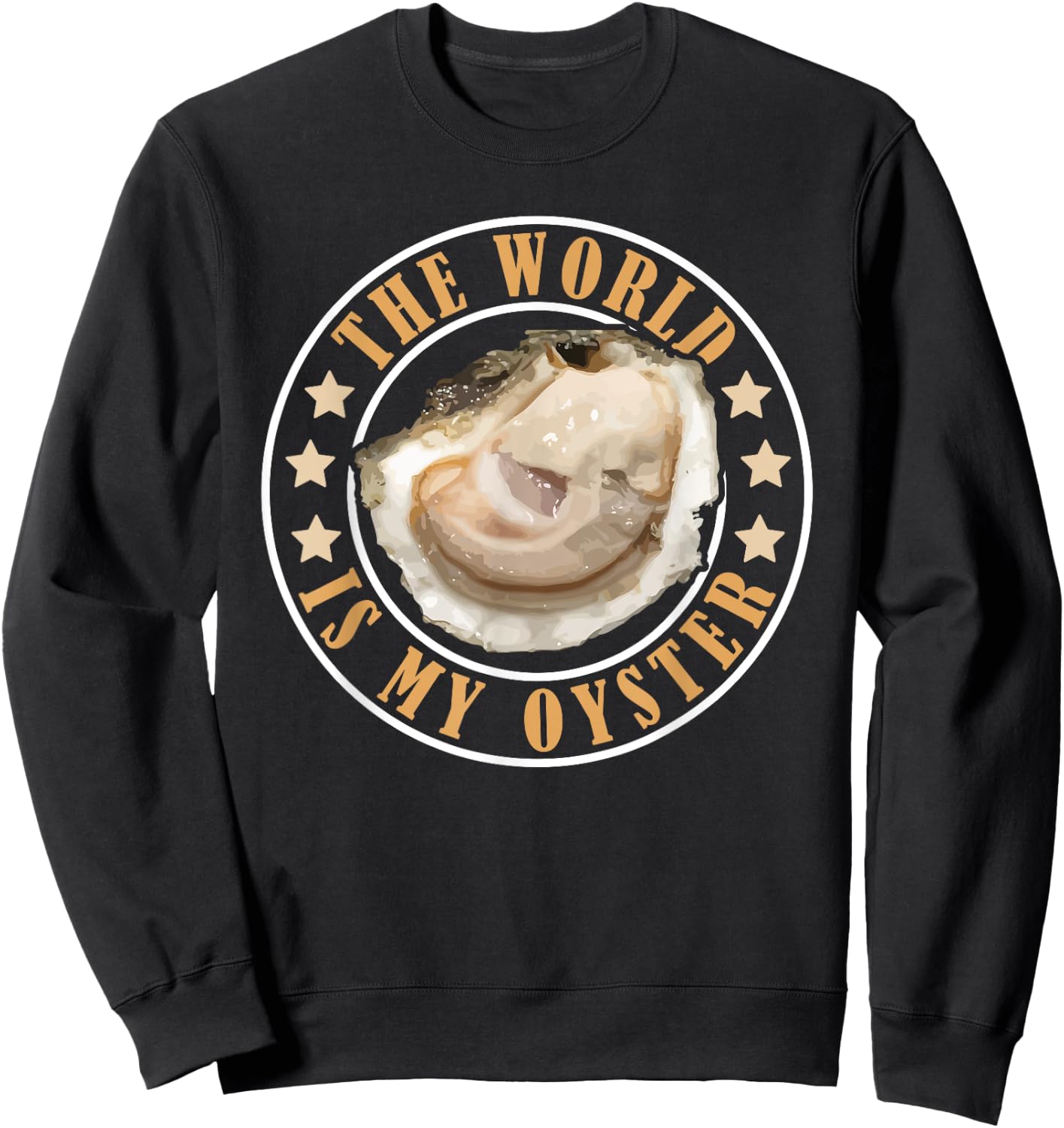 The World is My Oyster Sweatshirt - Sweatshirt | Black