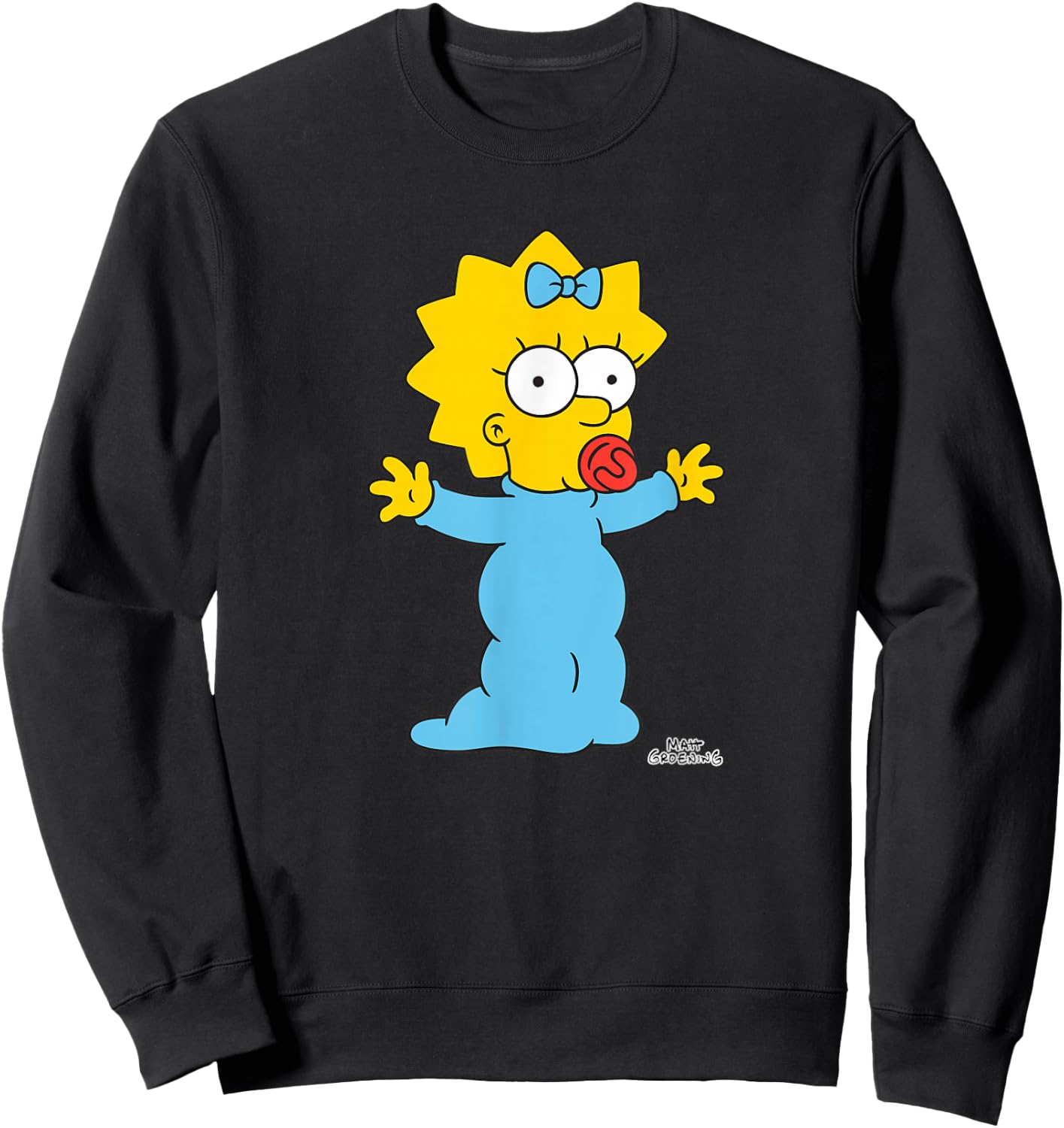 The Simpsons Maggie Needs A Hug Sweatshirt - Sweatshirt | Black