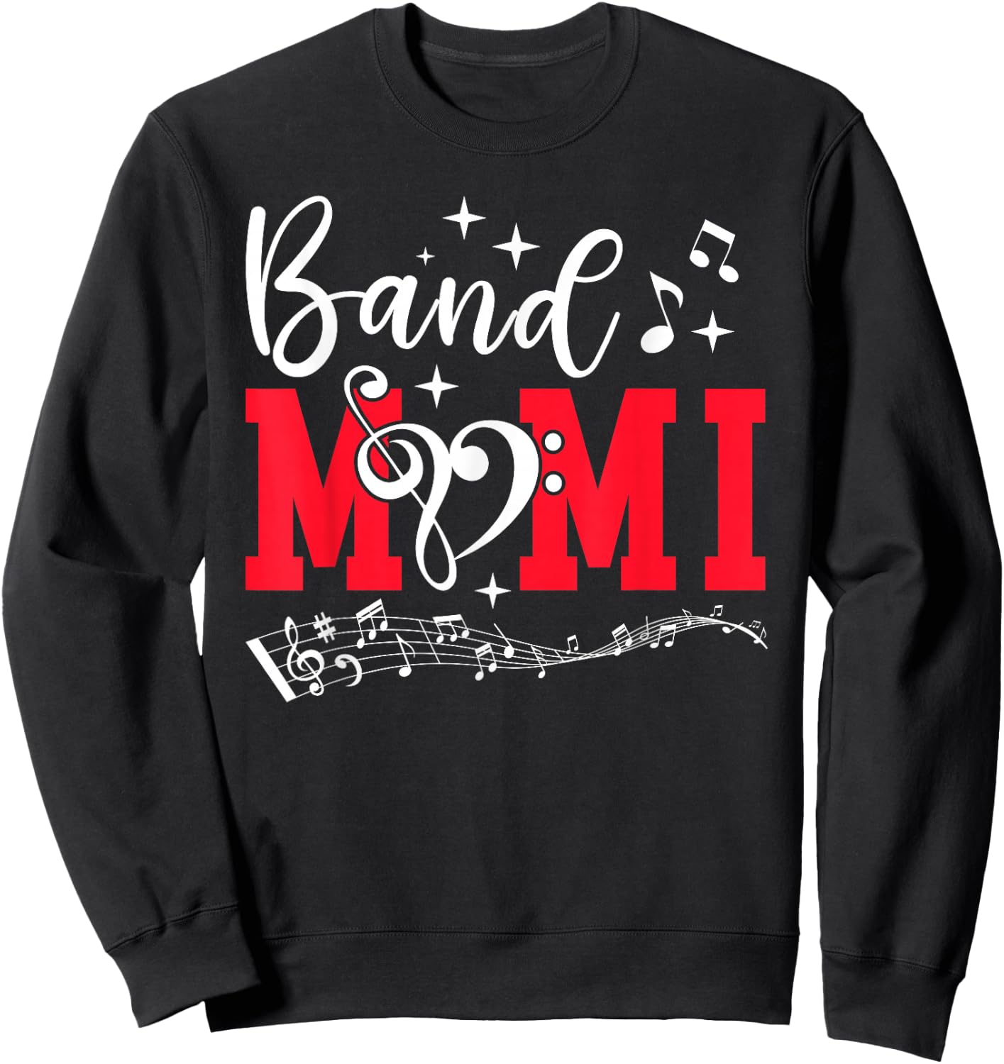 Band Mimi Marching Band Mimi Grandma Sweatshirt - Sweatshirt | Black