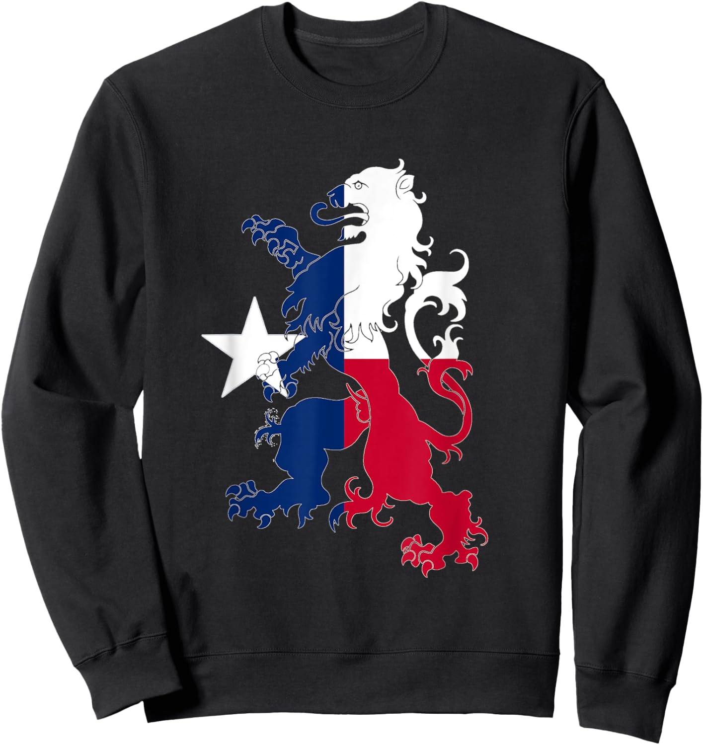 Texas Grown Texan Dutch Roots Holland USA Netherlands Sweatshirt - Sweatshirt | Black