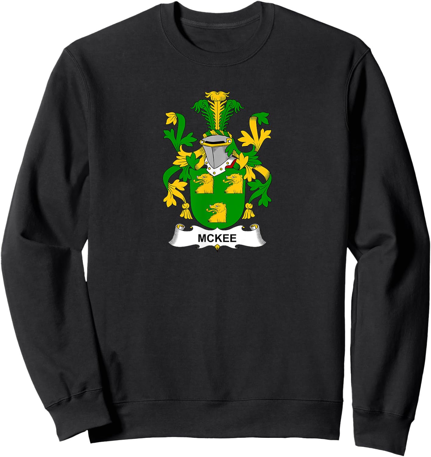 McKee Coat of Arms - Family Crest Shirt Sweatshirt - Sweatshirt | Black