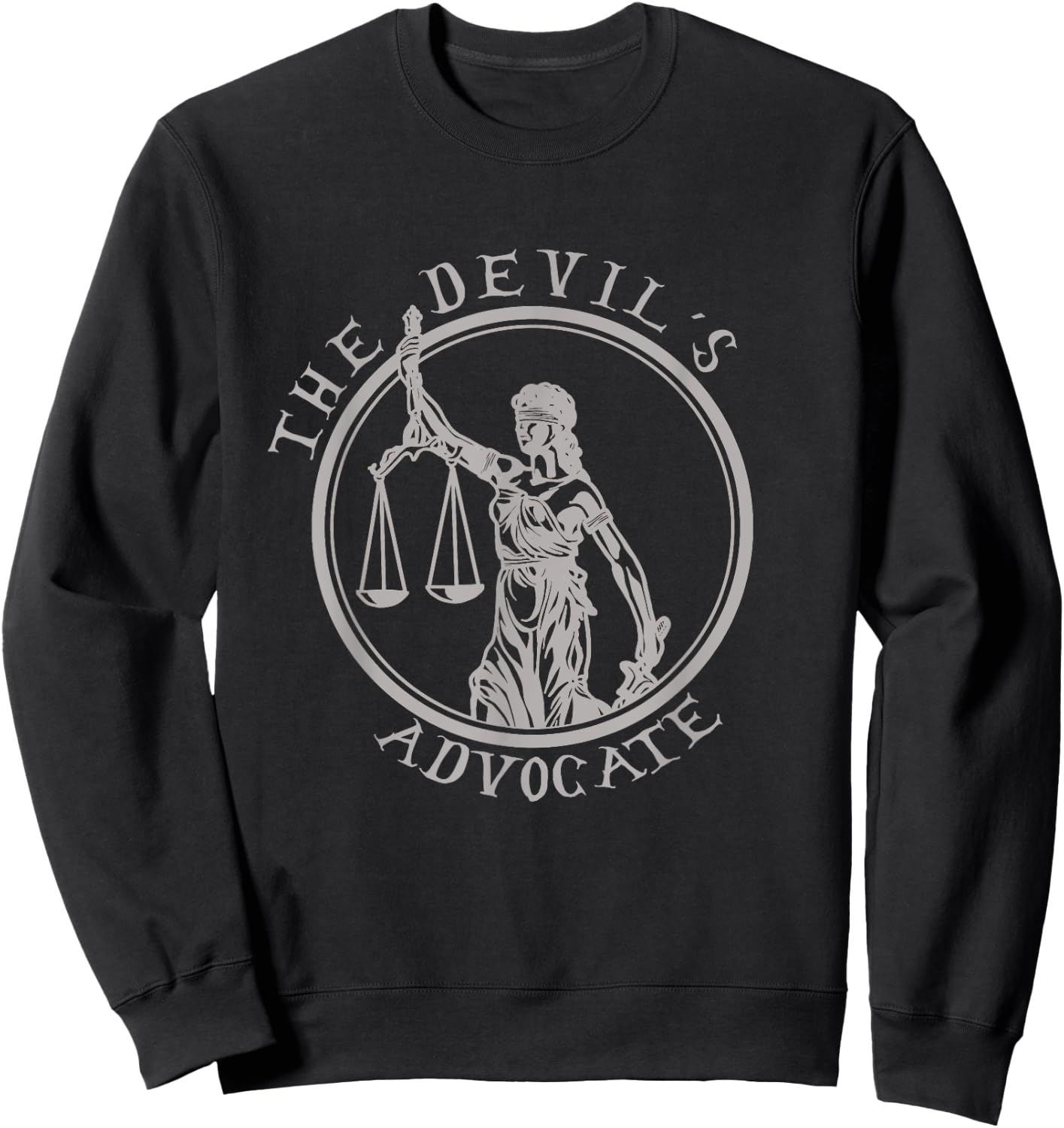Devil´s Advocate Halloween Design for Law Students & Lawyers Sweatshirt - Sweatshirt | Black