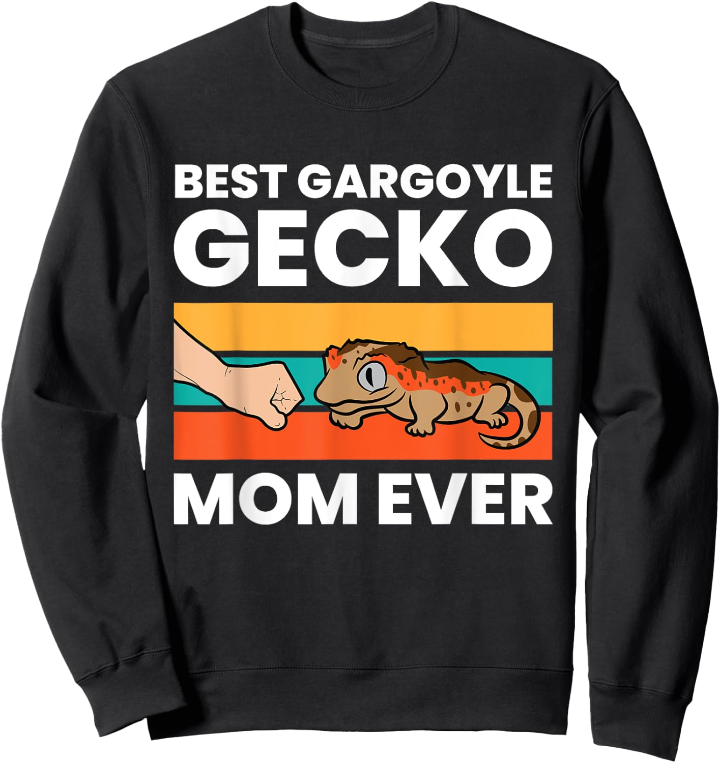 Best Gargoyle Gecko Mom Ever Sweatshirt - Sweatshirt | Black