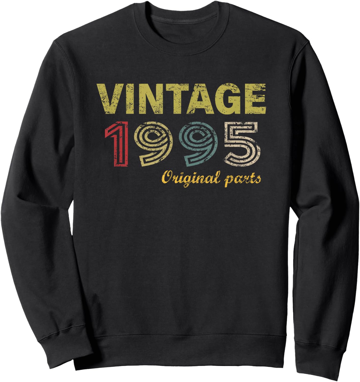 Vintage 1995 Cool 31 Year Old Bday Men Women 31st Birthday Sweatshirt - Sweatshirt | Black