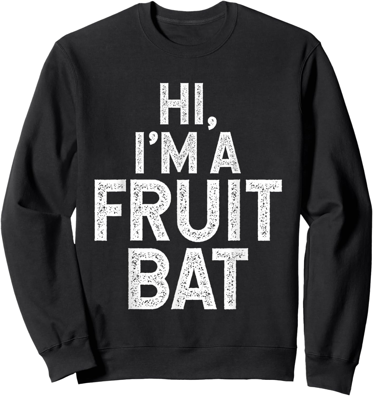 Halloween Fruit Bat Last Minute Gift Sweatshirt - Sweatshirt | Black