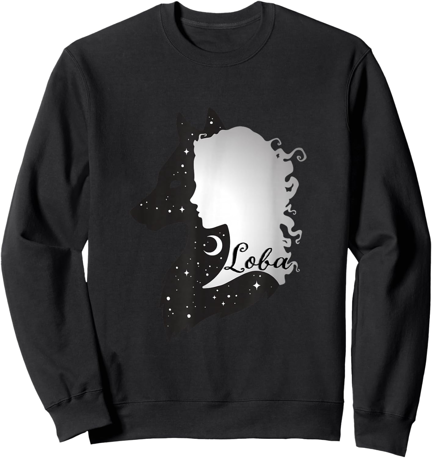 Loba She Wolf Sweatshirt - Sweatshirt | Black