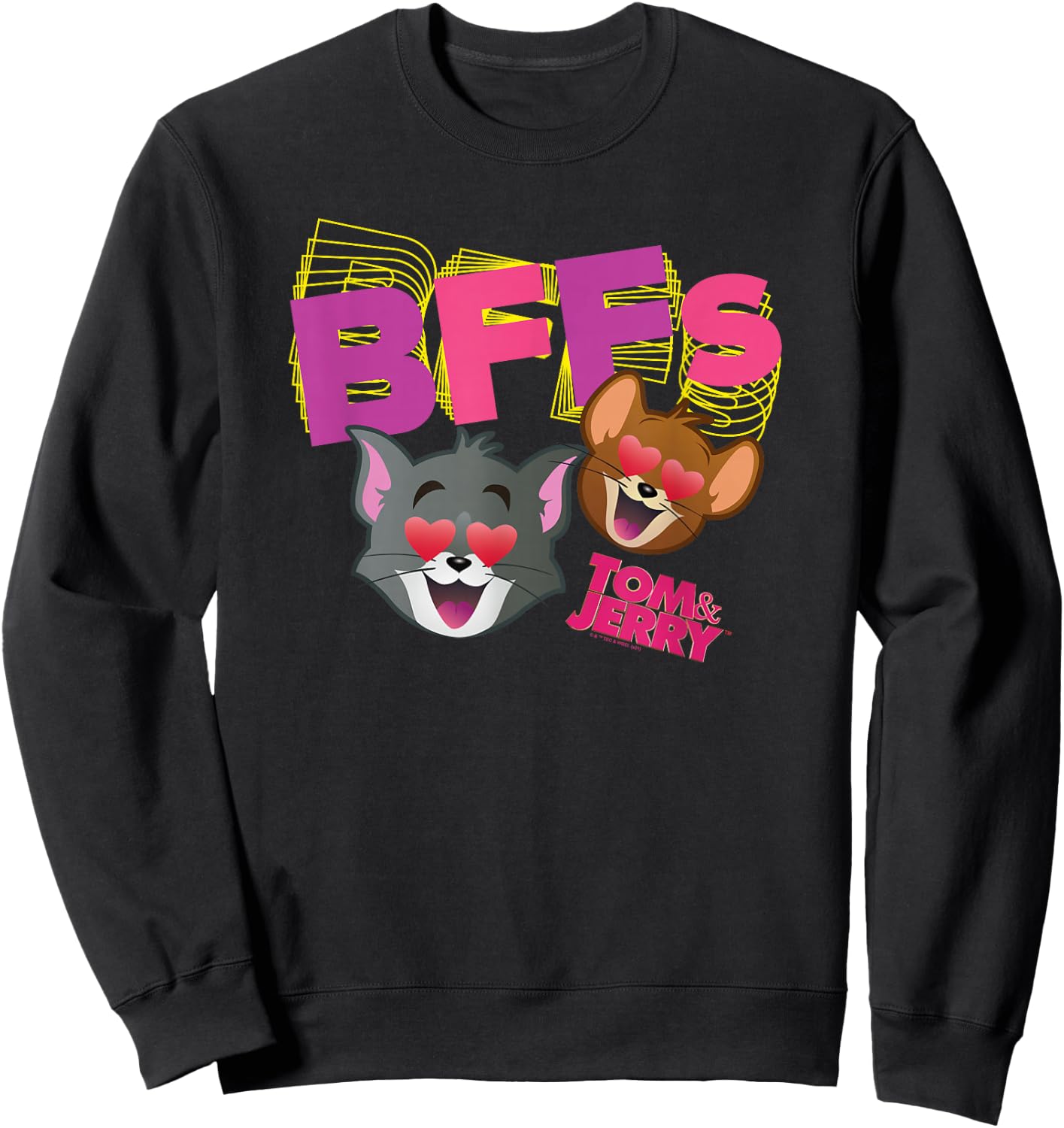 Tom & Jerry Movie BFFs Sweatshirt - Sweatshirt | Black