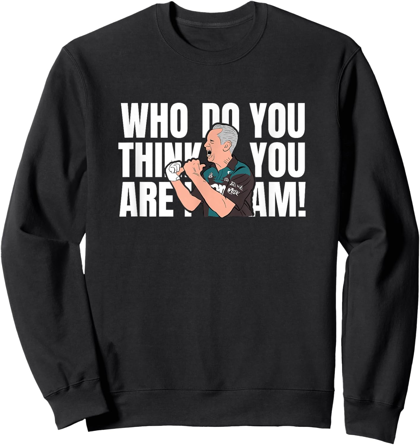 Barely Funny Men's Black Bowling , Small Sweatshirt - Sweatshirt | Black