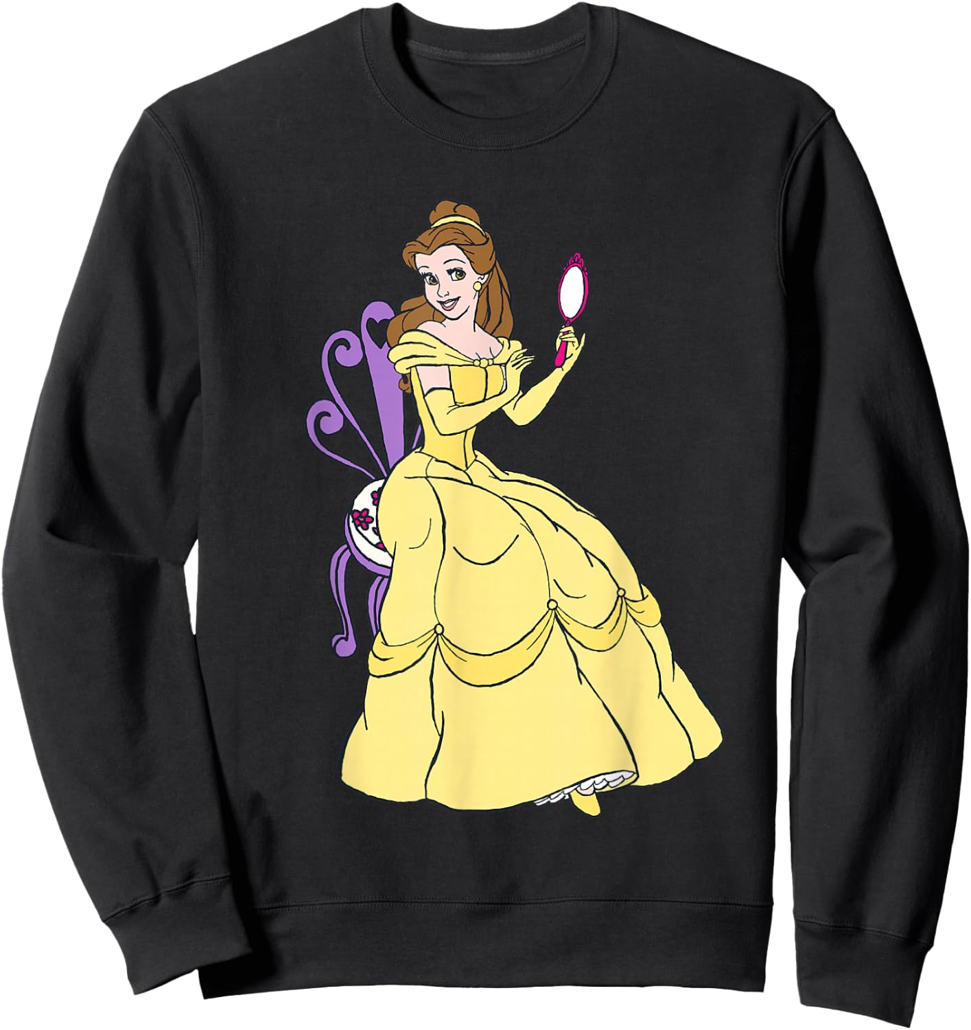 Disney Beauty and The Beast Belle Sweatshirt - Sweatshirt | Black