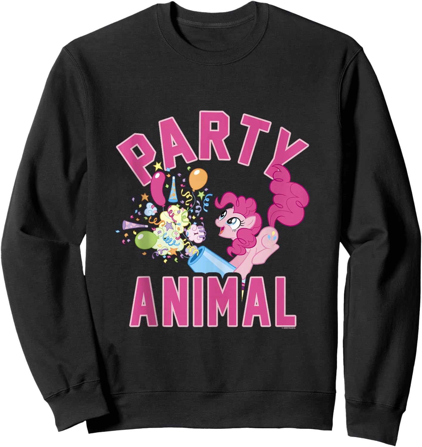 My Little Pony: Friendship Is Magic Pinkie Pie Party Animal Sweatshirt - Sweatshirt | Black