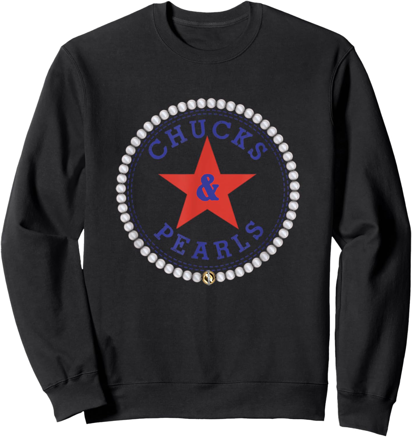 Chucks and Pearls 2021 Sweatshirt - Sweatshirt | Black