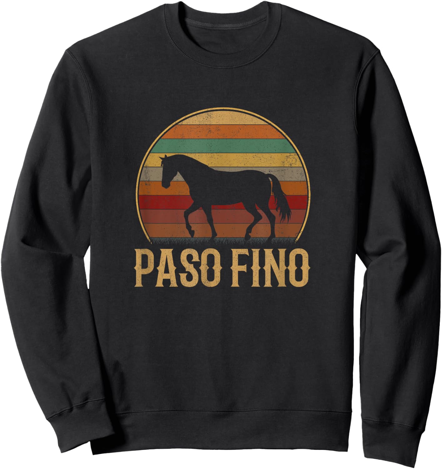 Paso fino horse, paso fino Sweatshirt - Sweatshirt | Black