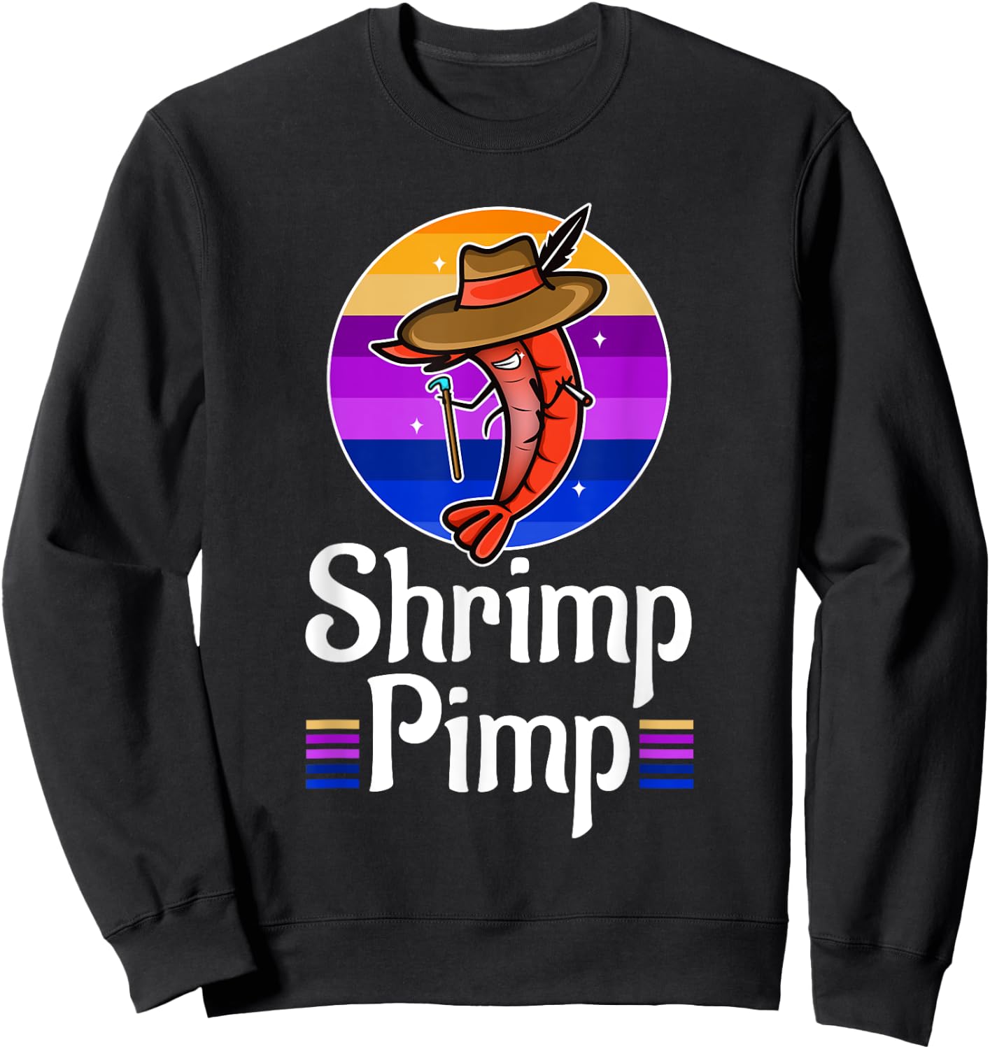 Shrimp Pimp Sweatshirt - Sweatshirt | Black