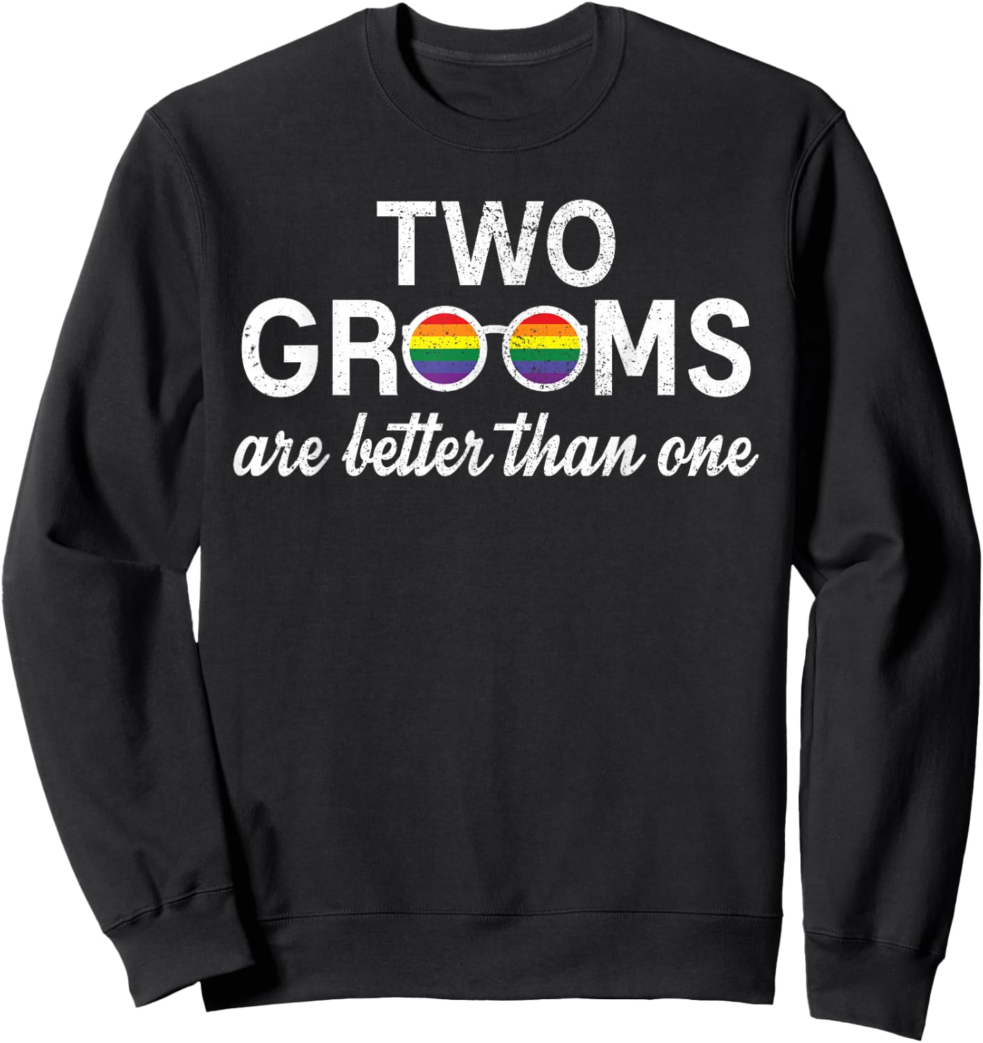Hen Party LGBT Party Wedding Gay Pride Sweatshirt - Sweatshirt | Black