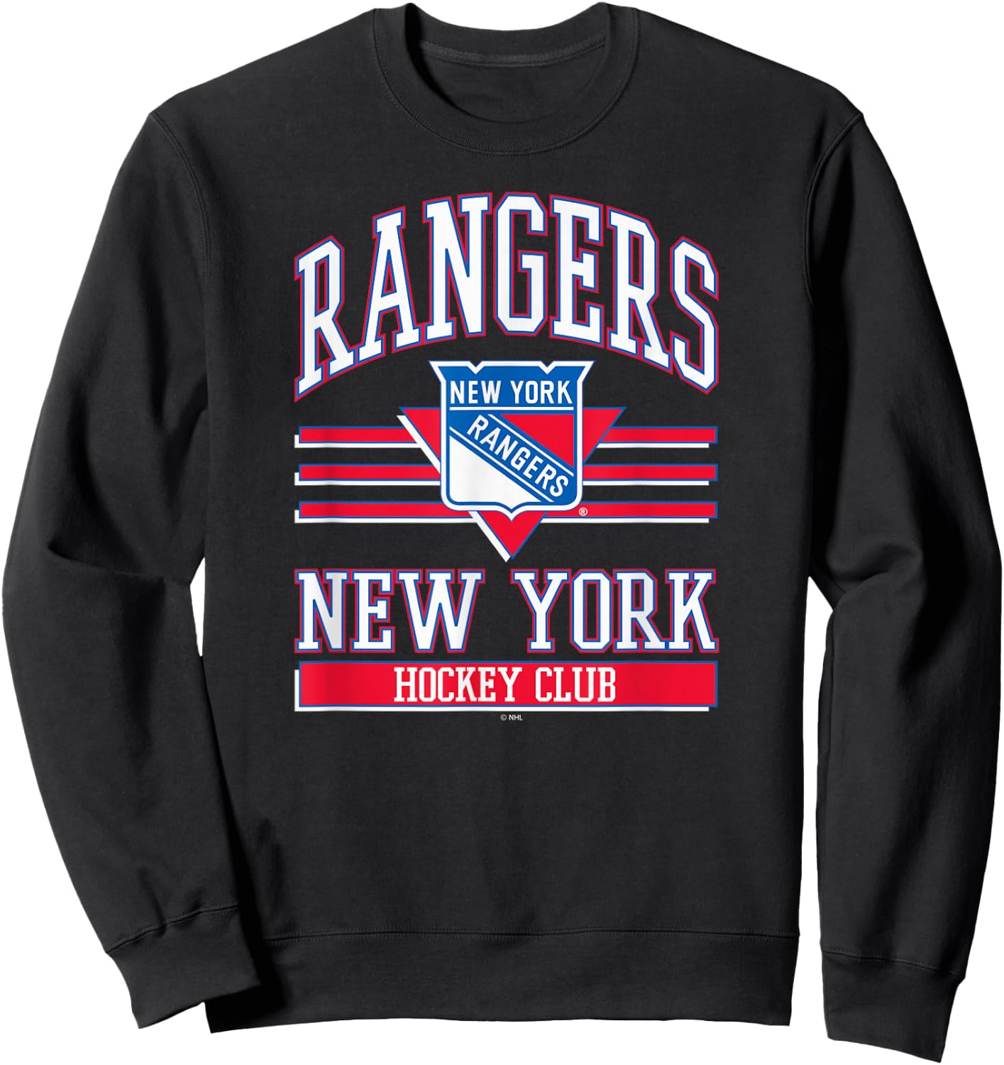 New York Rangers Hockey Club Black Officially Licensed Sweatshirt - Sweatshirt | Black