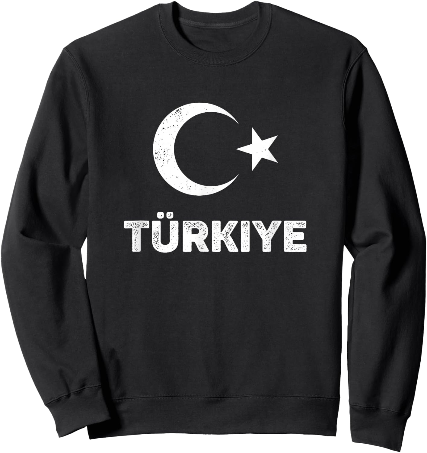 Turkish Flag Turk Bayragi Turkey Flag Turkiye Sweatshirt - Sweatshirt | Black