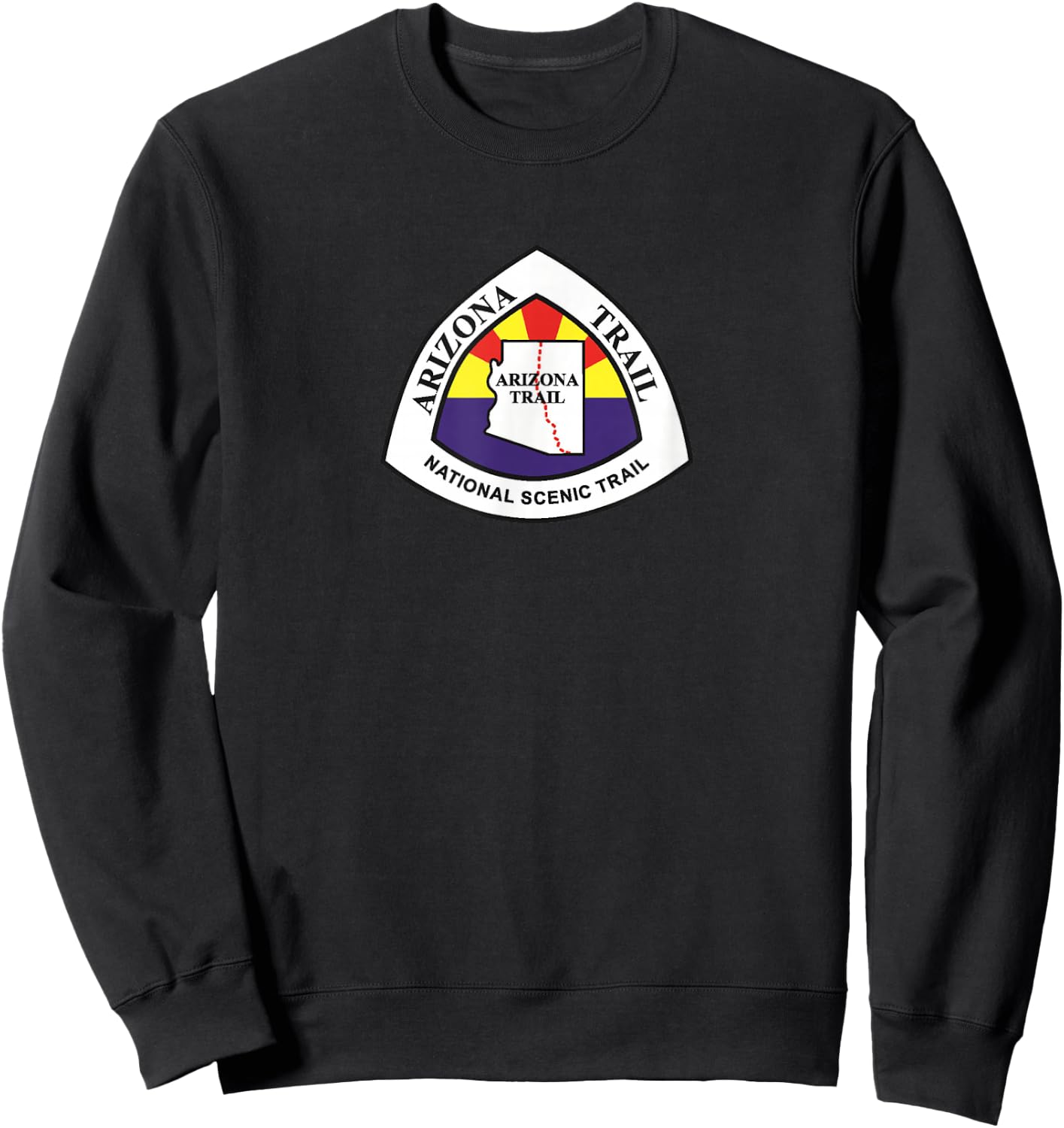 National Scenic Trail Shirt - Arizona Trail Sweatshirt - Sweatshirt | Black