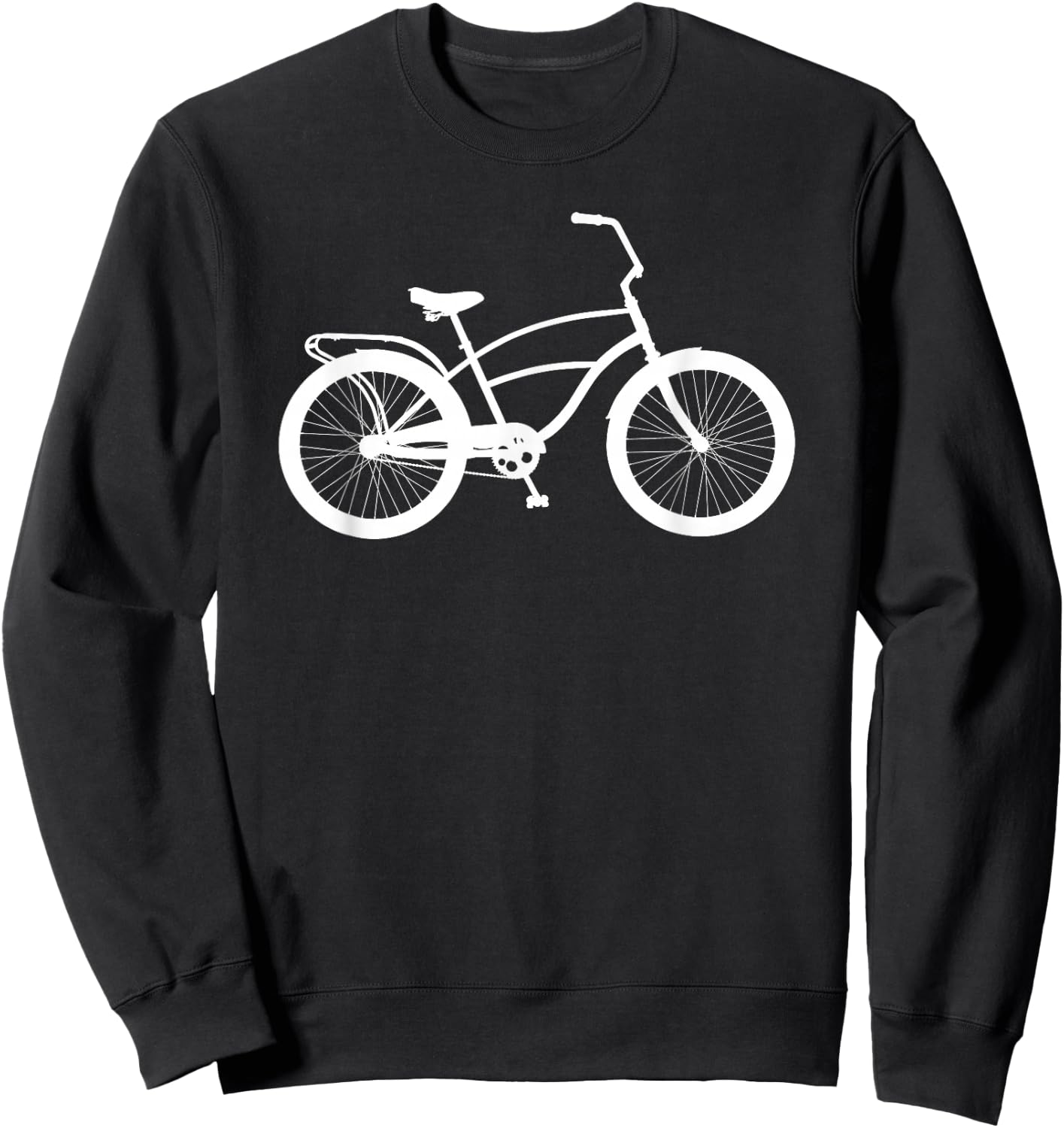 Cruiser bicycle Shirt Bicycle Rider Biking Gift Sweatshirt - Sweatshirt | Black