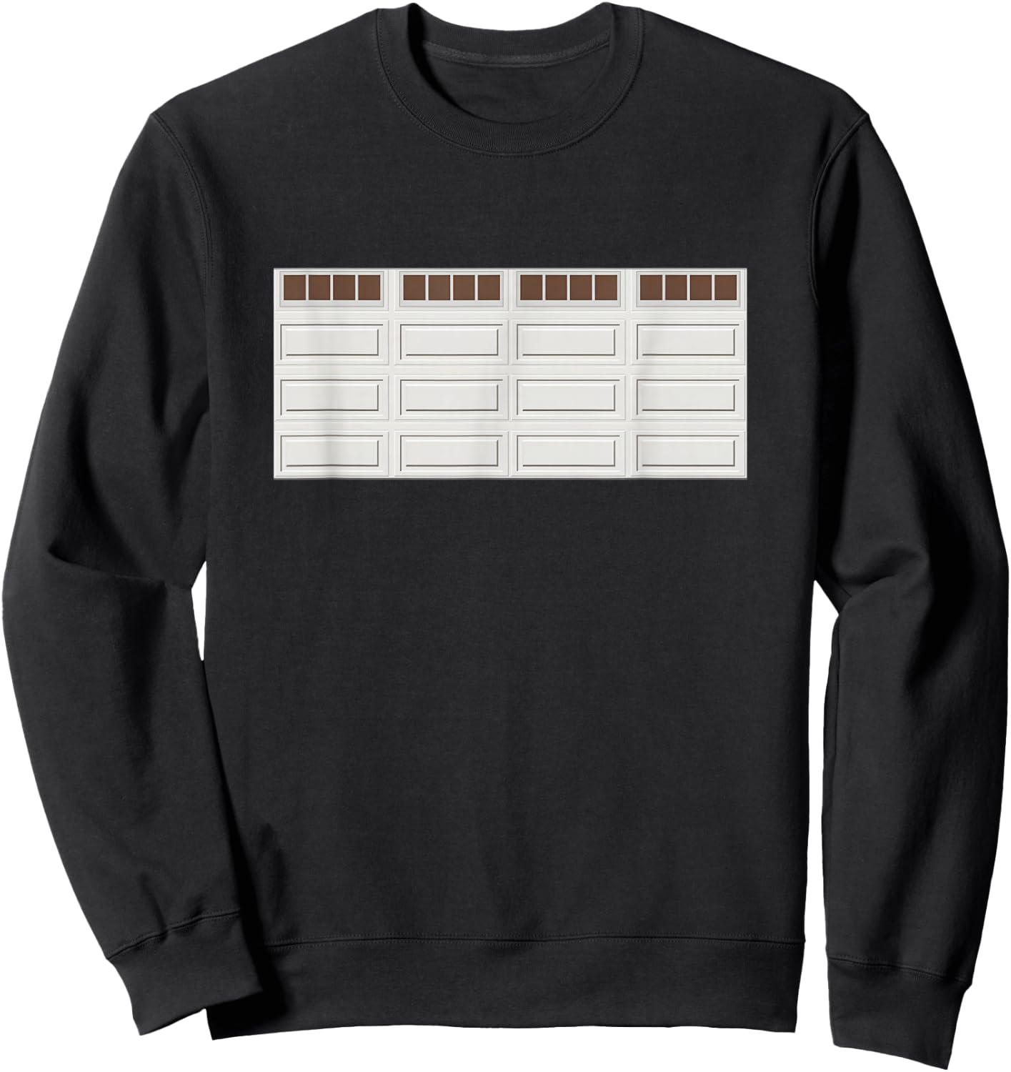 Garage Door Sweatshirt - Sweatshirt | Black