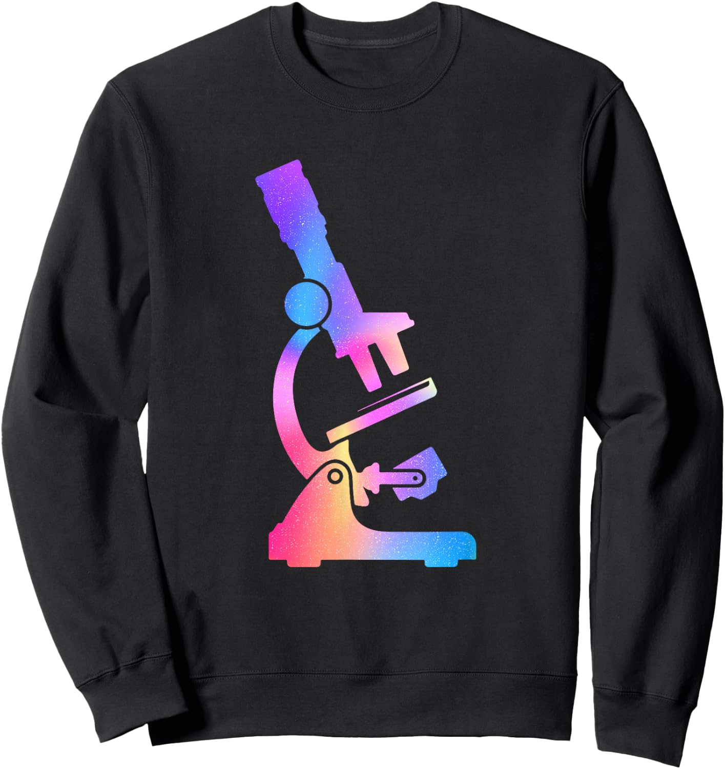 Microscope - Medical Laboratory Technician Lab Technologist Sweatshirt - Sweatshirt | Black