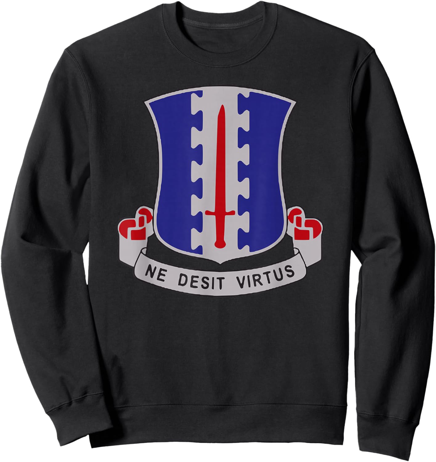 101st Airborne - 187th Regiment DUI - Rakkasans Crest Sweatshirt - Sweatshirt | Black