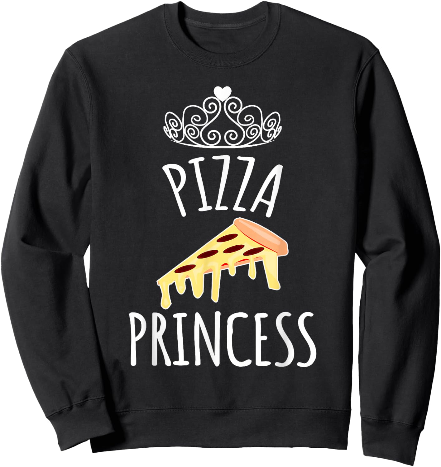 Pizza Princess Sweatshirt - Sweatshirt | Black