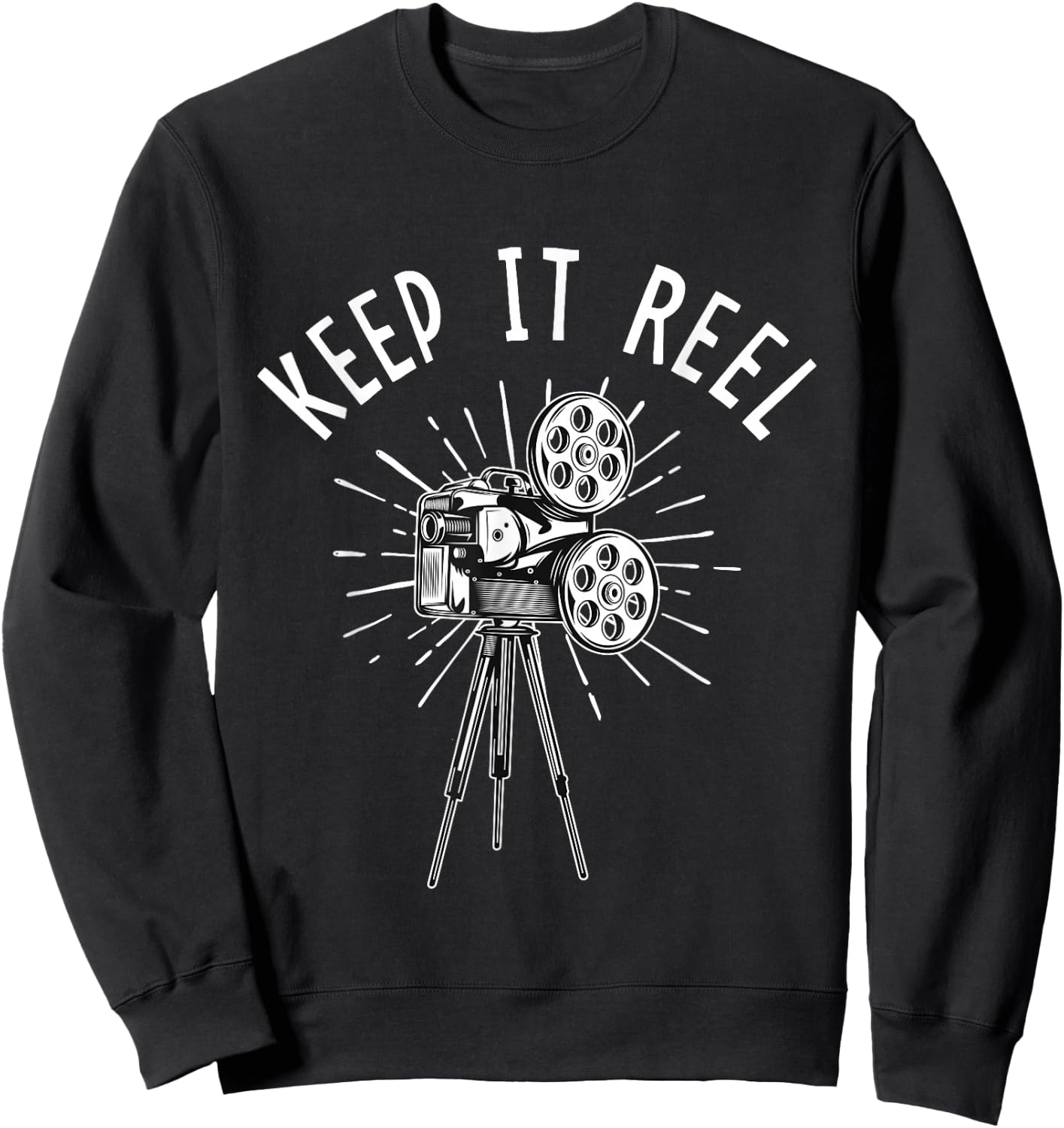 Keep It Reel - Filmmaker Movie Director Filmmaking Cinema Small Sweatshirt - Sweatshirt | Black