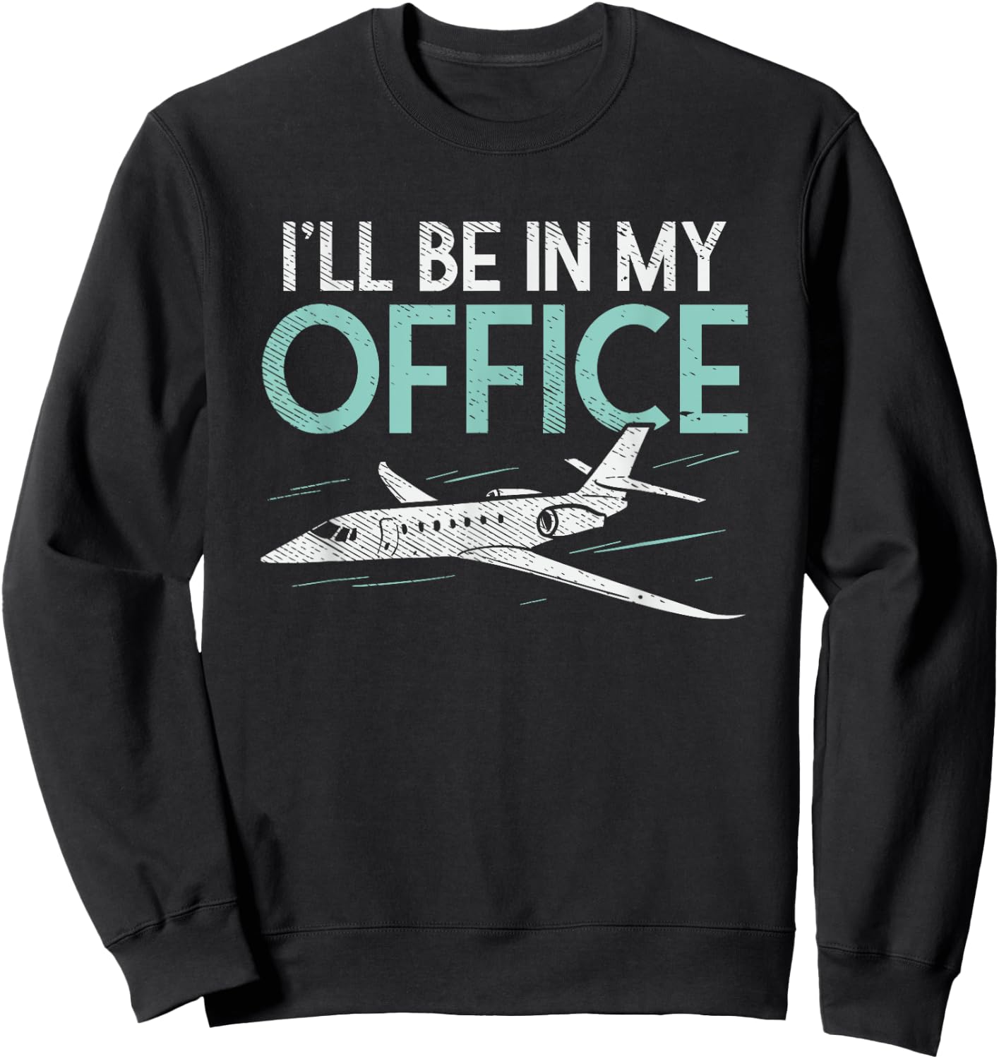 Funny Pilot Aviation Sweatshirt - Sweatshirt | Black