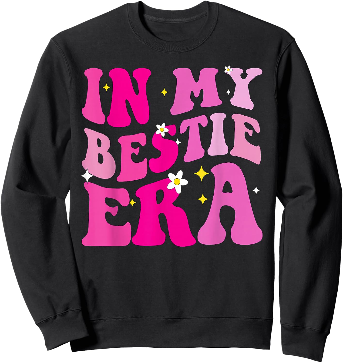 in My Bestie Era Kids Girls Boys Matching Friends Sweatshirt - Sweatshirt | Black