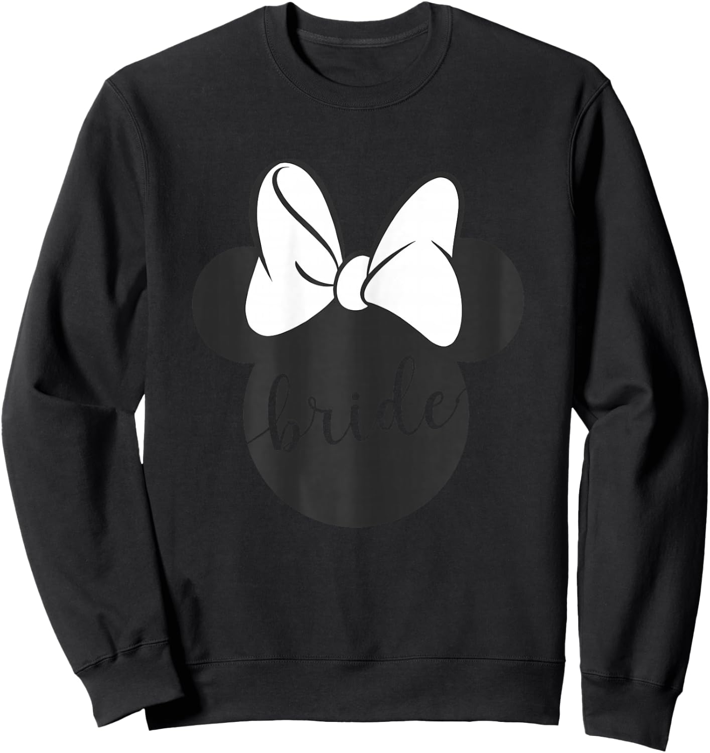Disney Mickey And Friends Minnie Mouse Bride Sweatshirt - Sweatshirt | Black