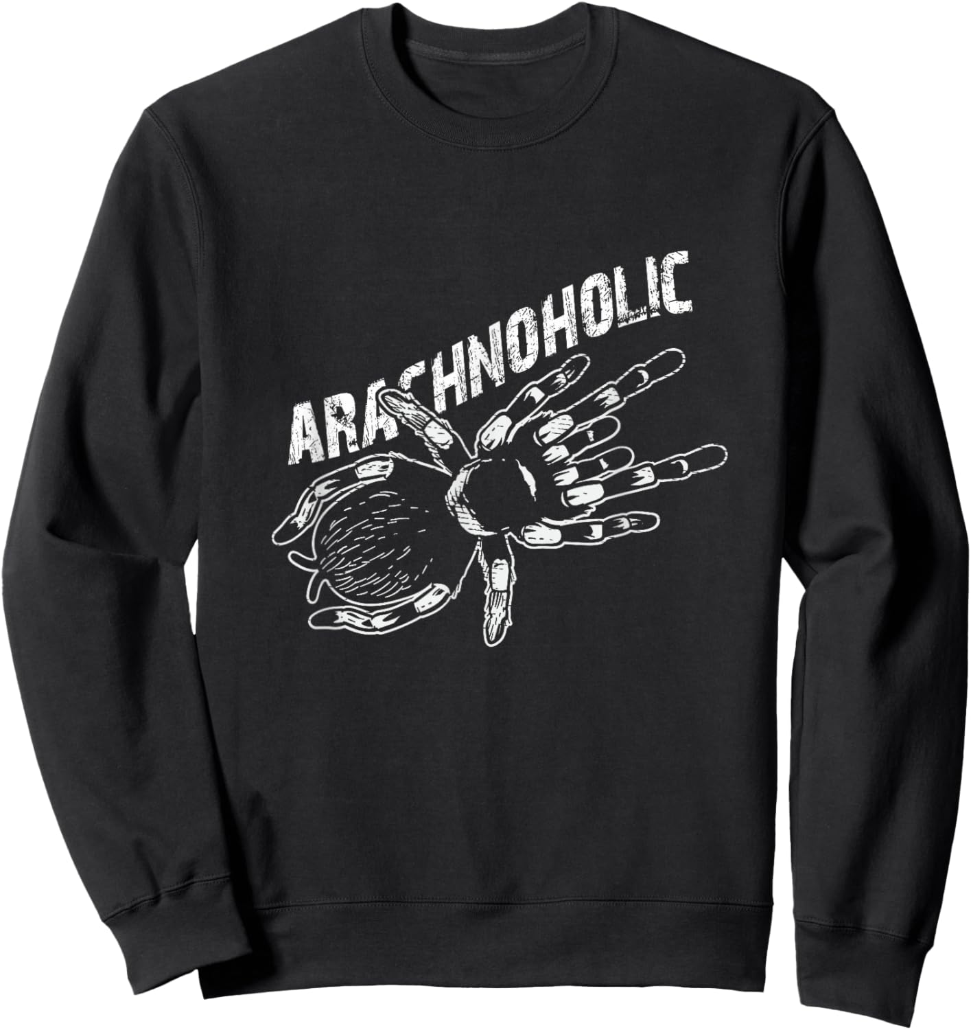 Arachnoholic Tarantula Tarantula Terrarium Arachnophobia Sweatshirt - Sweatshirt | Black