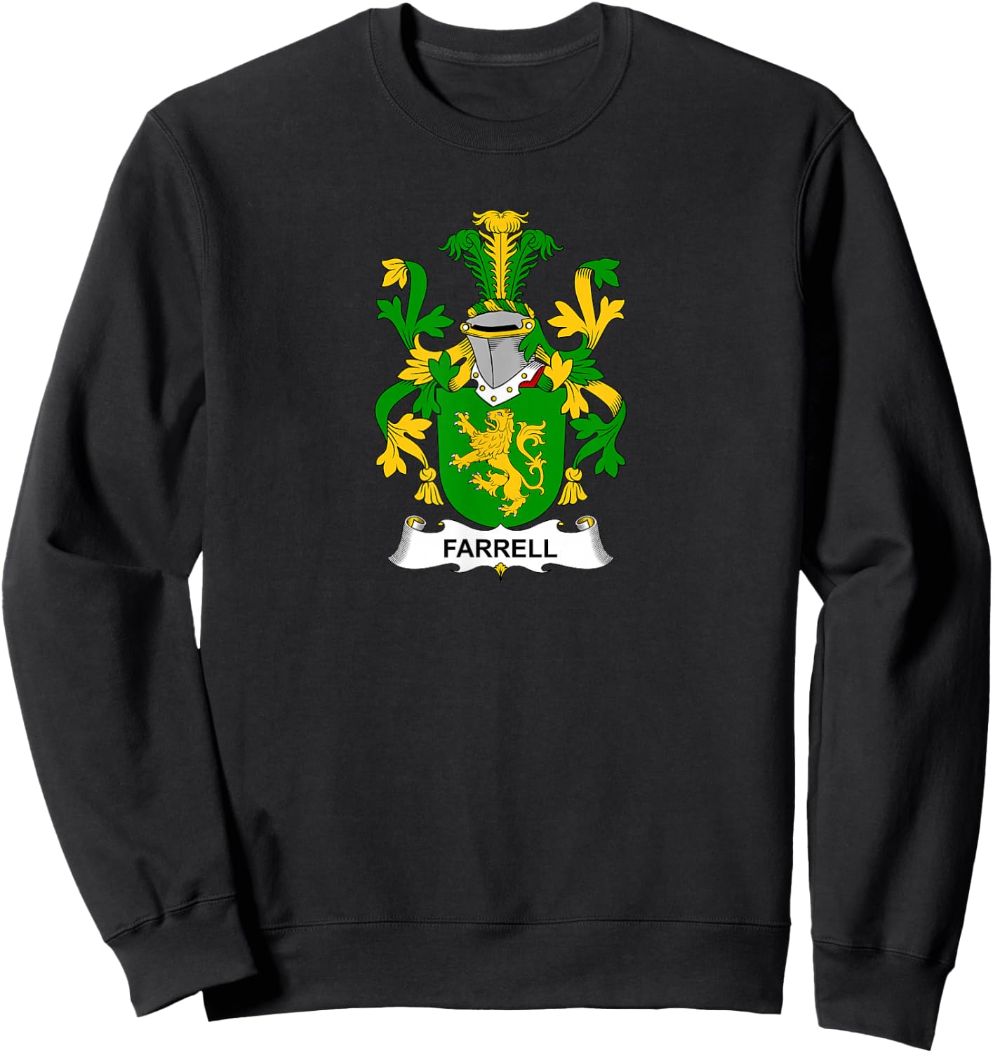 Farrell Coat of Arms - Family Crest Shirt Sweatshirt - Sweatshirt | Black