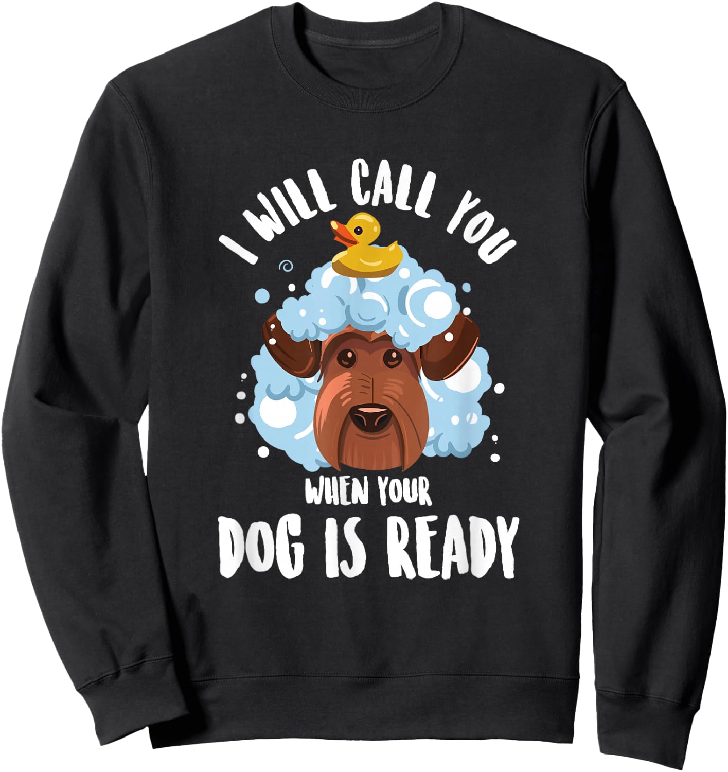 Funny Pet Grooming Dogs Owner Lover Dog Groomer Puppies Sweatshirt - Sweatshirt | Black
