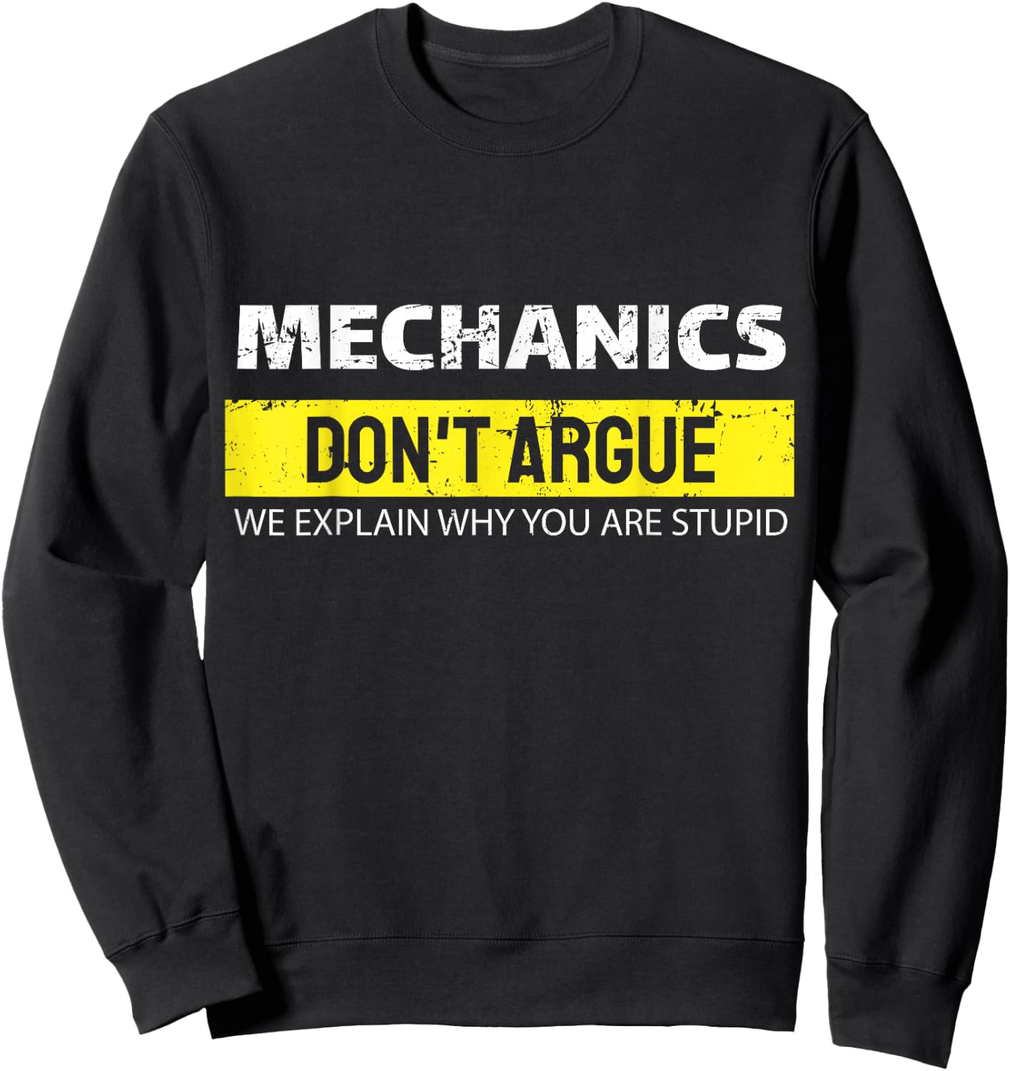 Car Mechanic Car Mechatronics & Car Tuning Workshop Sweatshirt - Sweatshirt | Black