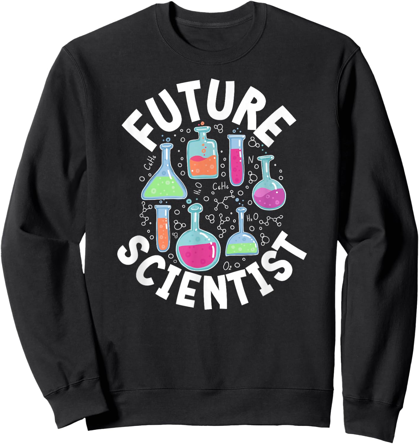 Future Scientist Science Kids Scientist Boy Sweatshirt - Sweatshirt | Black