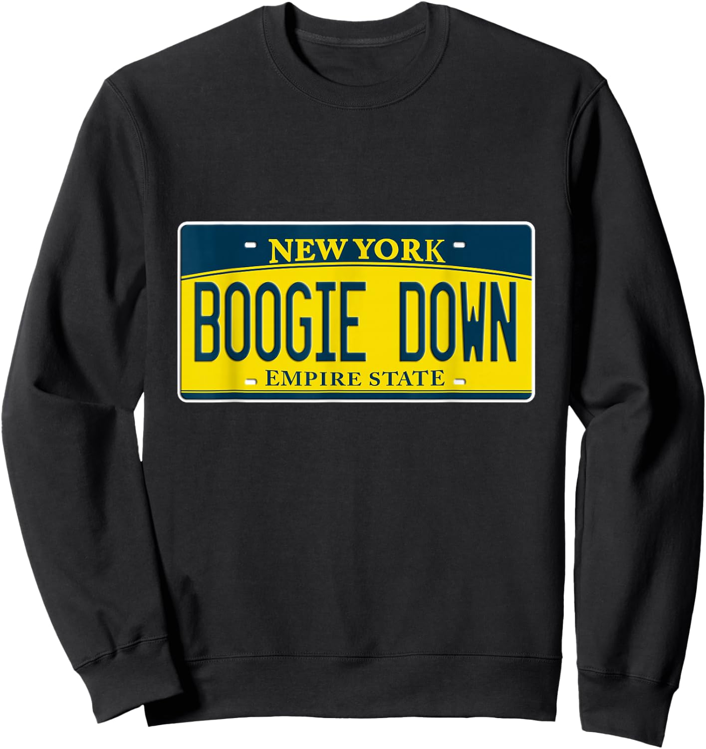 Boogie Down South Bronx New York NY Old School Hip Hop BDP Sweatshirt - Sweatshirt | Black