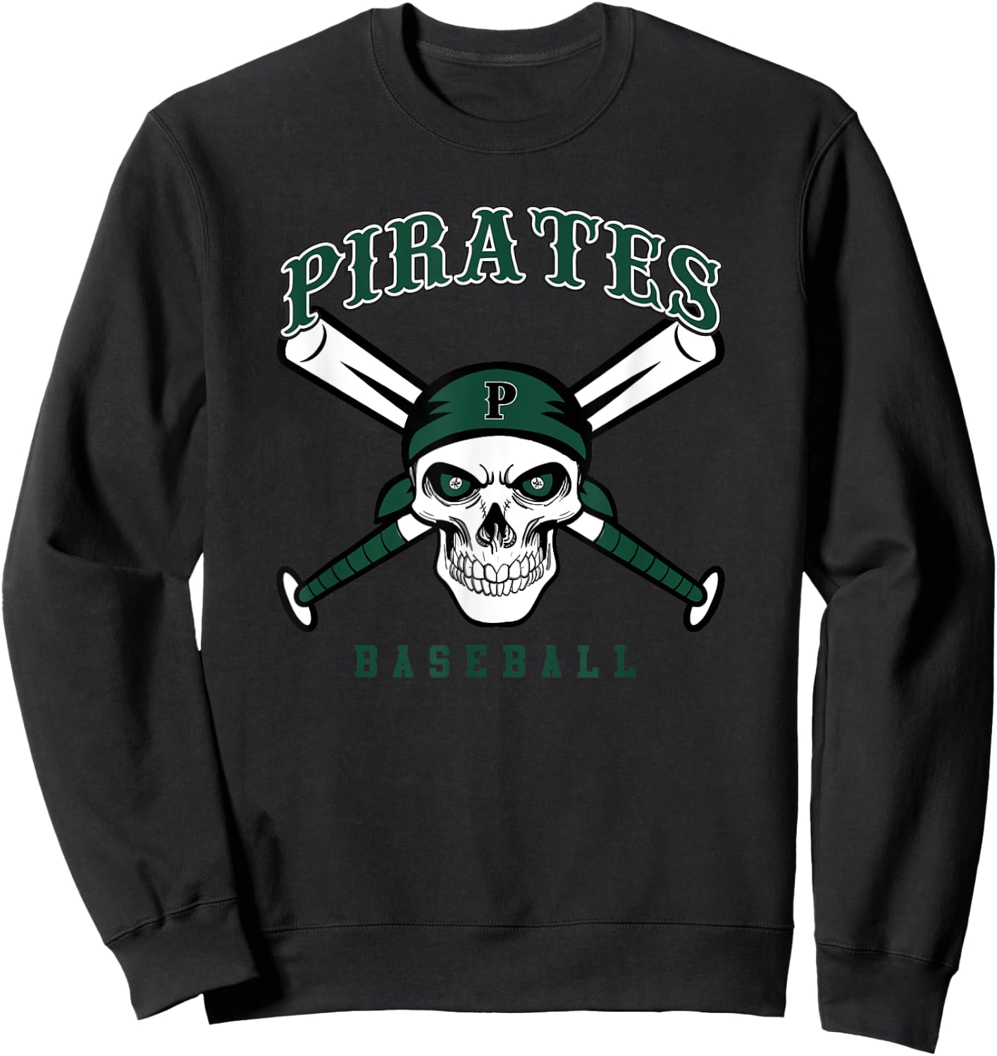 Poteet Pirates Baseball Sweatshirt - Sweatshirt | Black