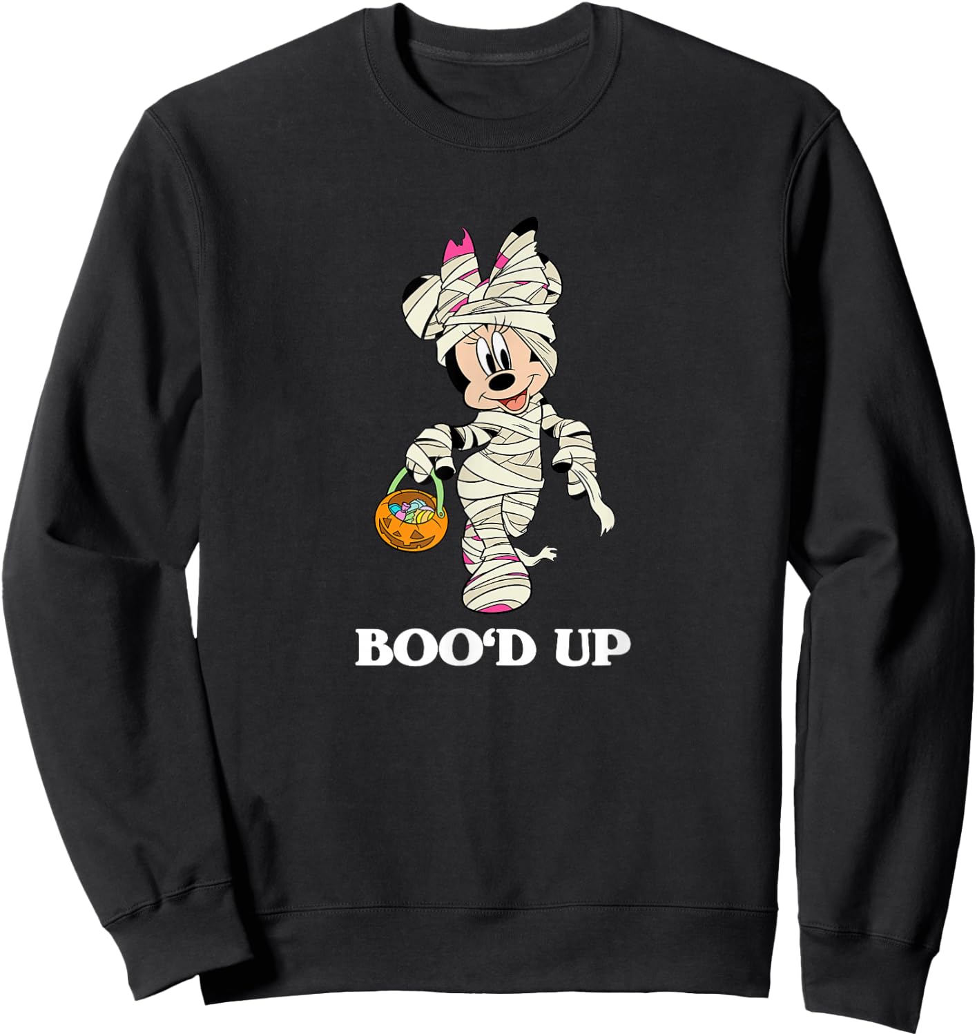 Disney - Halloween Minnie Boo'd Up Sweatshirt - Sweatshirt | Black