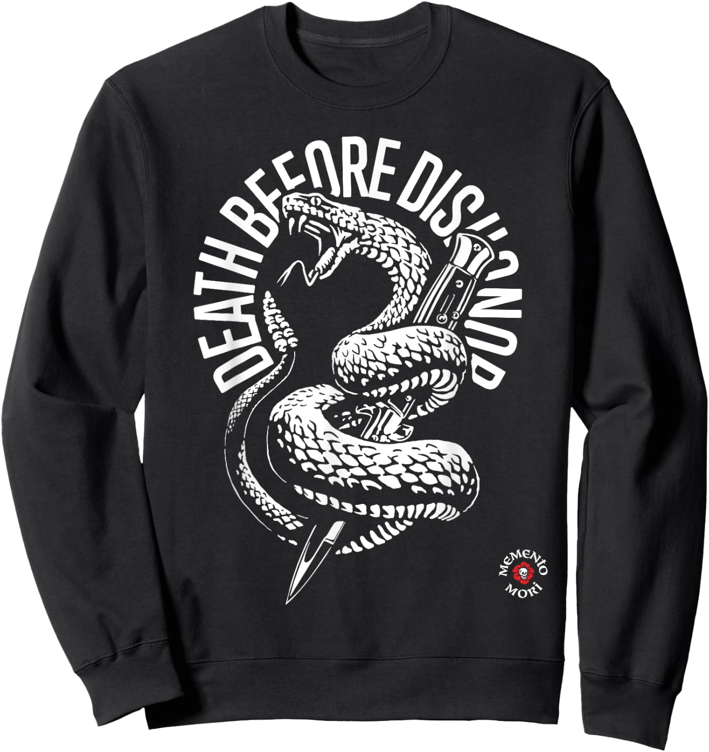 Death Dishonor - Memento Mori Sweatshirt - Sweatshirt | Black
