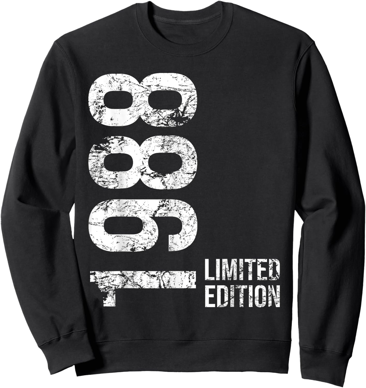 37th Birthday 37 Years Old Man Woman Vintage 1988 Sweatshirt - Sweatshirt | Black