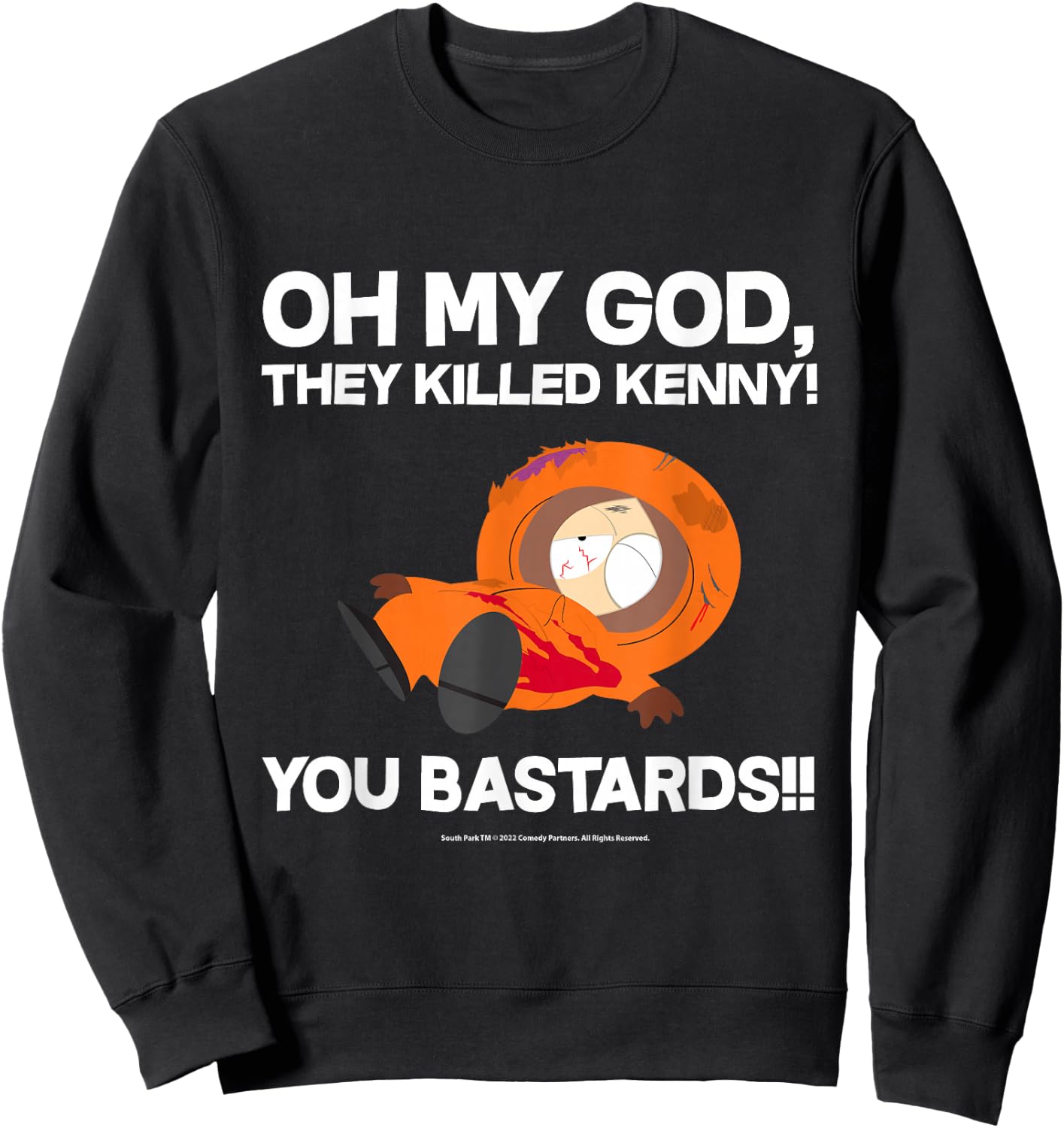South Park Oh My God They Killed Kenny! Sweatshirt - Sweatshirt | Black