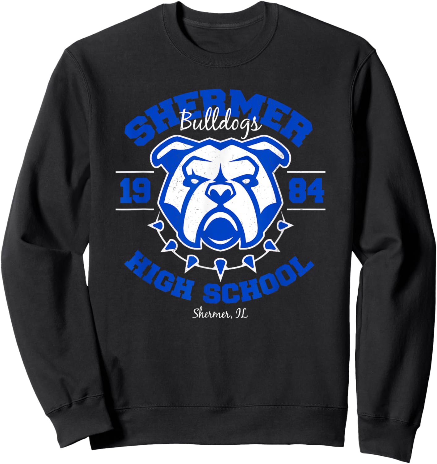 Shermer High School Bulldogs Sweatshirt - Sweatshirt | Black