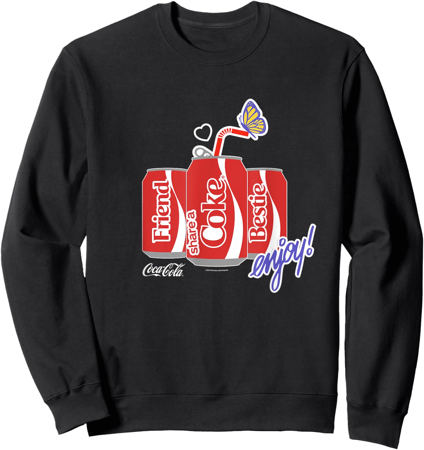 Coca-Cola Share A Coke Besties Sweatshirt - Sweatshirt | Black