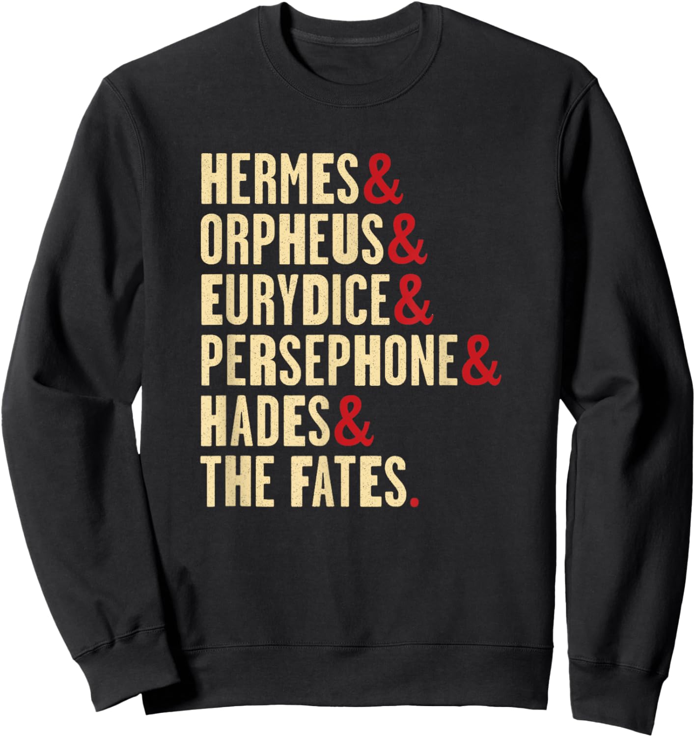 Hades & Persephone & Orpheus & Eurydice - Greek Mythology Sweatshirt - Sweatshirt | Black