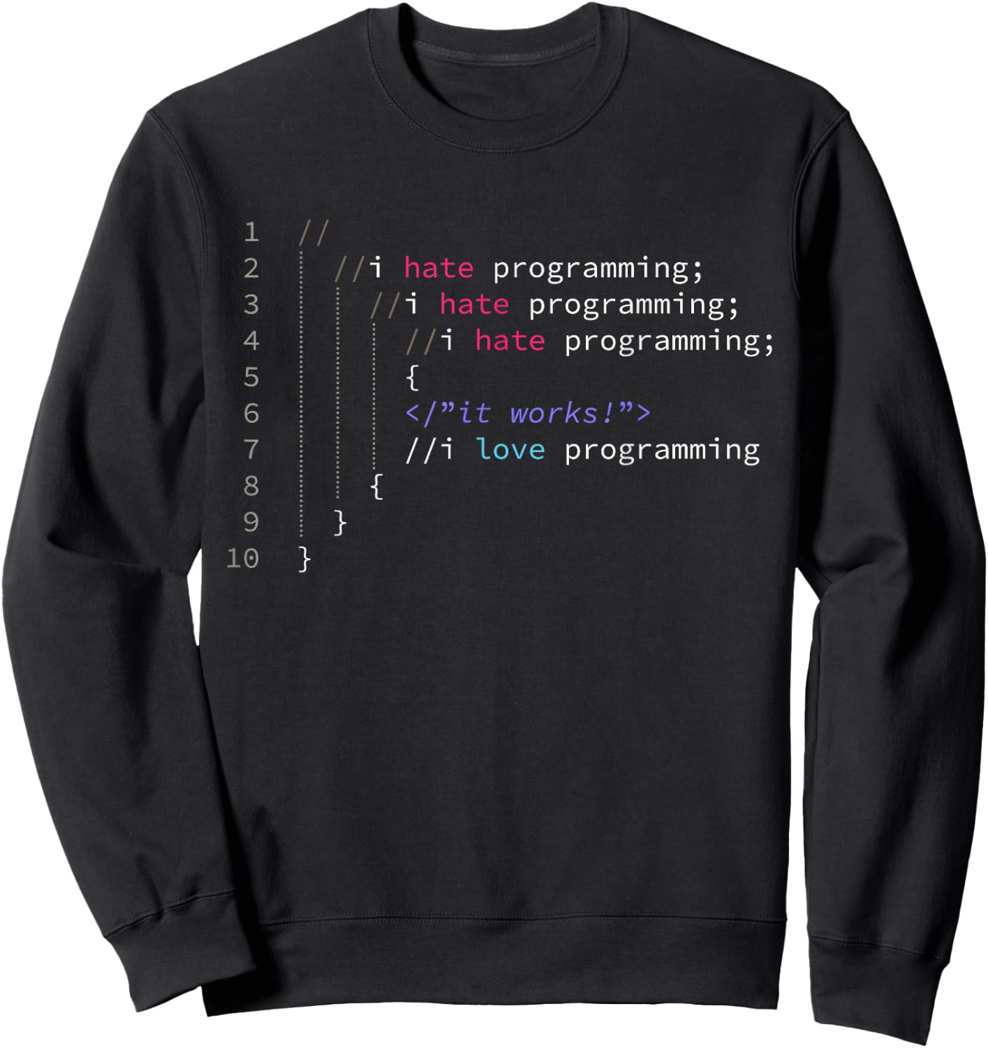 I'm A Scientist Computer Science It Engineer Programming Sweatshirt - Sweatshirt | Black